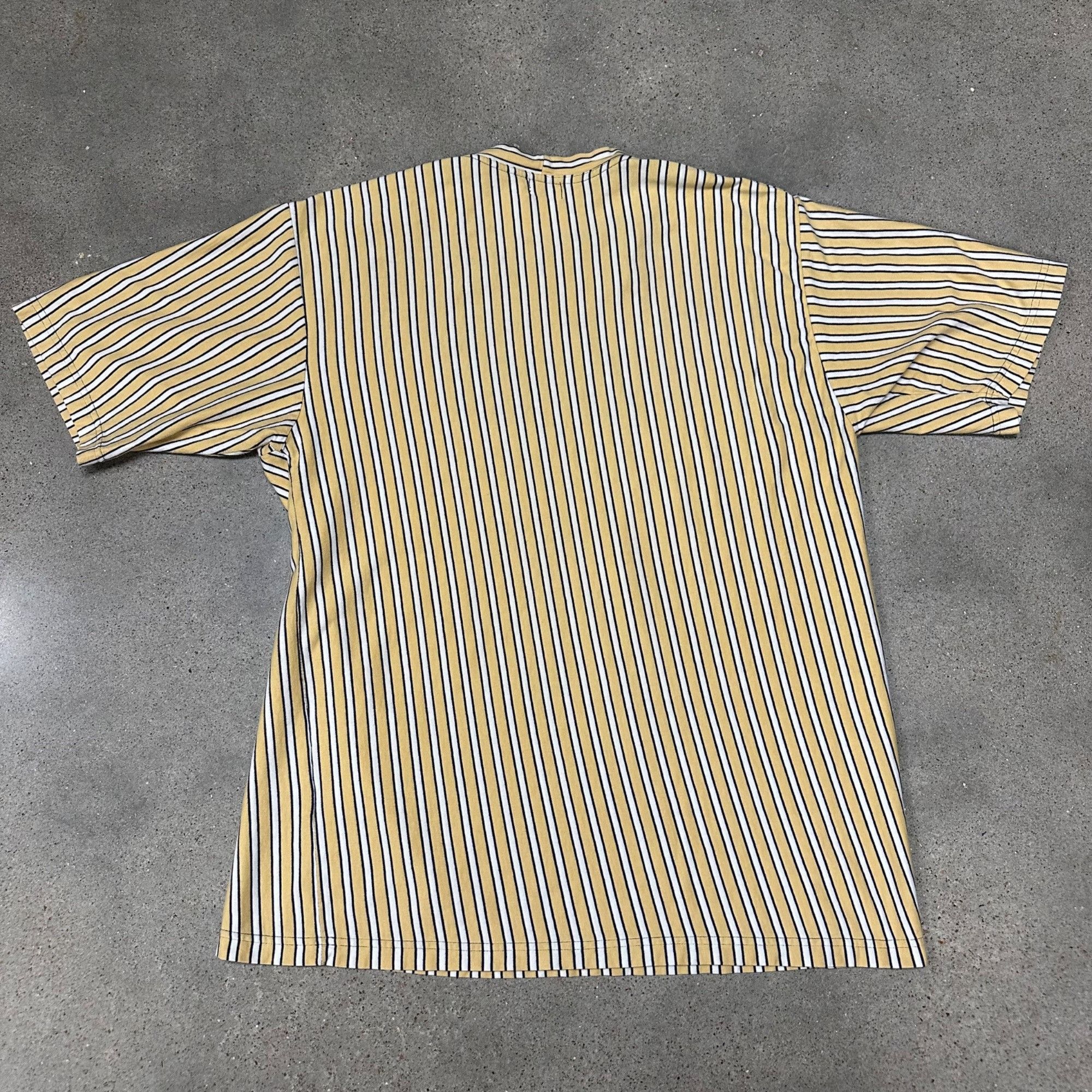 Guess × Vintage Vintage 90s Guess Jeans Striped Embroidered Shirt Size US L / EU 52-54 / 3 - 3 Thumbnail