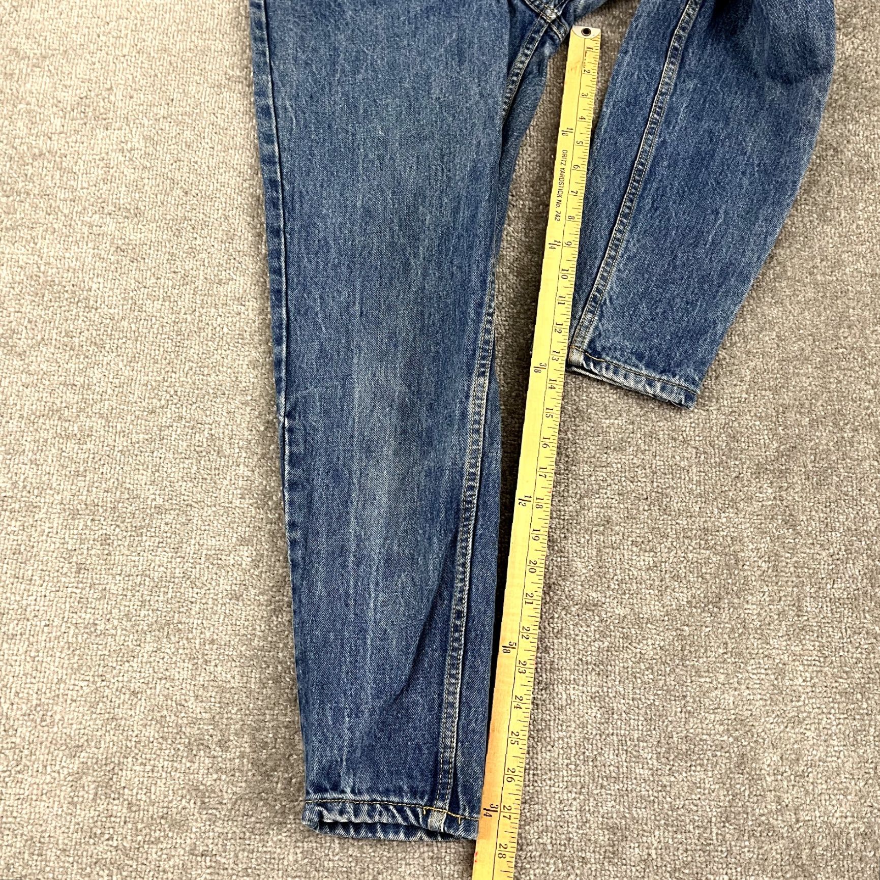 Guess VINTAGE GUESS GEORGES MARCIANO Jeans Womens 28 x 28 Blue Denim Button Fly 90s Size 28" / US 6 / IT 42 - 4 Thumbnail