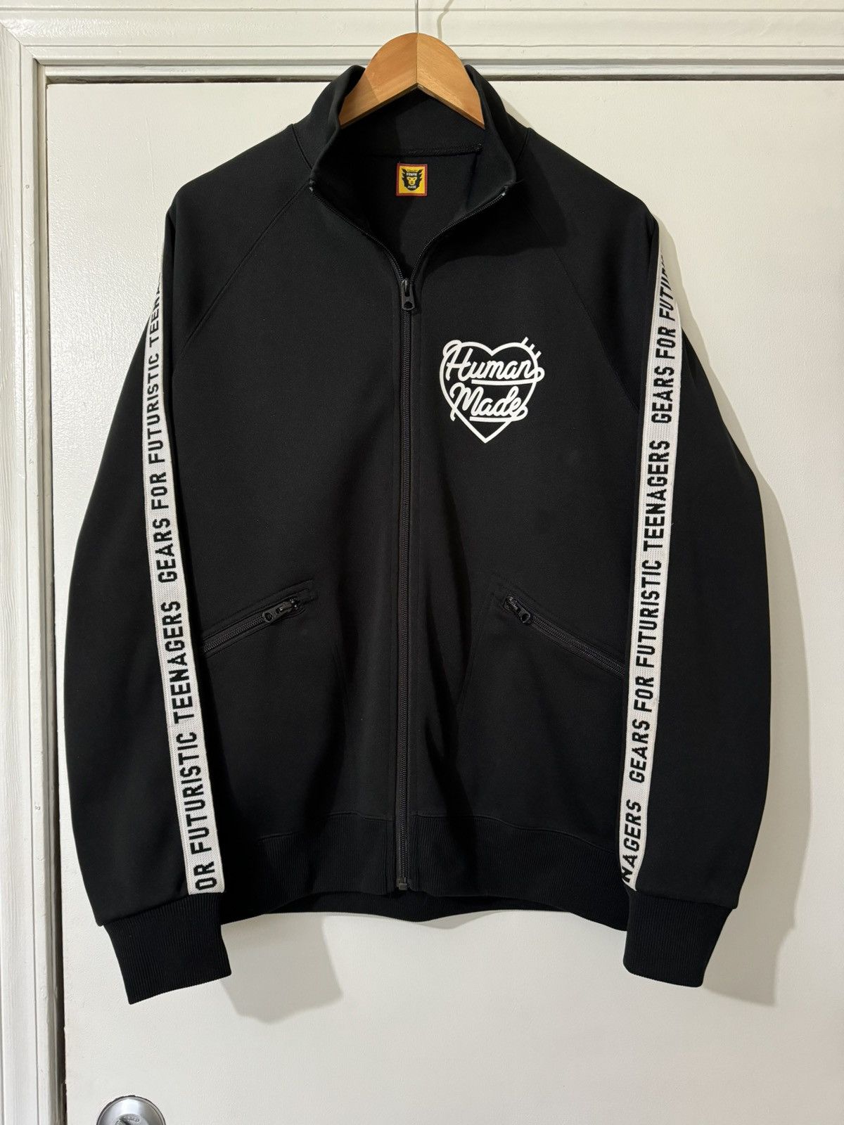 HUMAN MADE TRACK JACKET BLACK Mサイズ