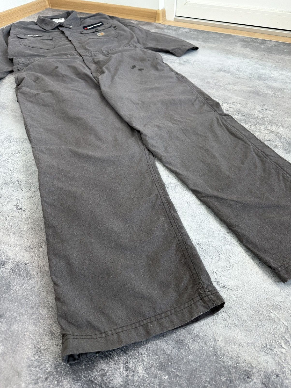 Carhartt Vintage Carhartt USA Flame Resistant Utility Work Overall Size US 36 / EU 52 - 8 Thumbnail