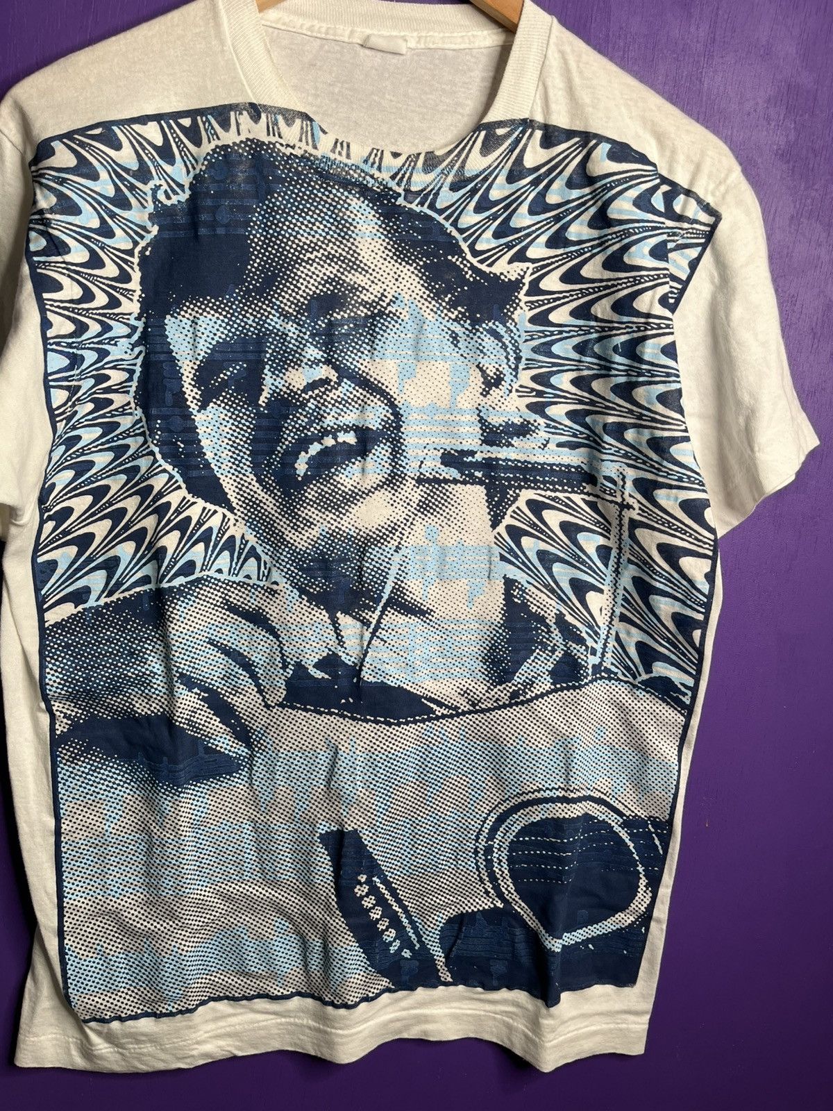 Vintage Vintage 80s Country artist big print art t-shirt Size US M / EU 48-50 / 2 - 3 Thumbnail