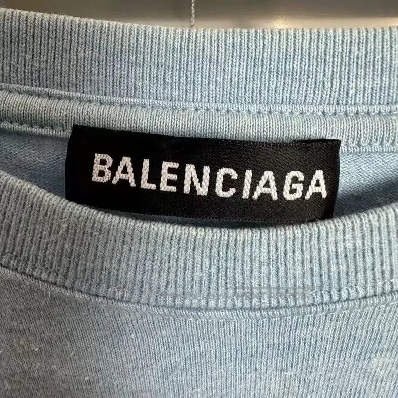 Balenciaga Balenciaga Misty blue short sleeve Size US XL / EU 56 / 4 - 3 Thumbnail