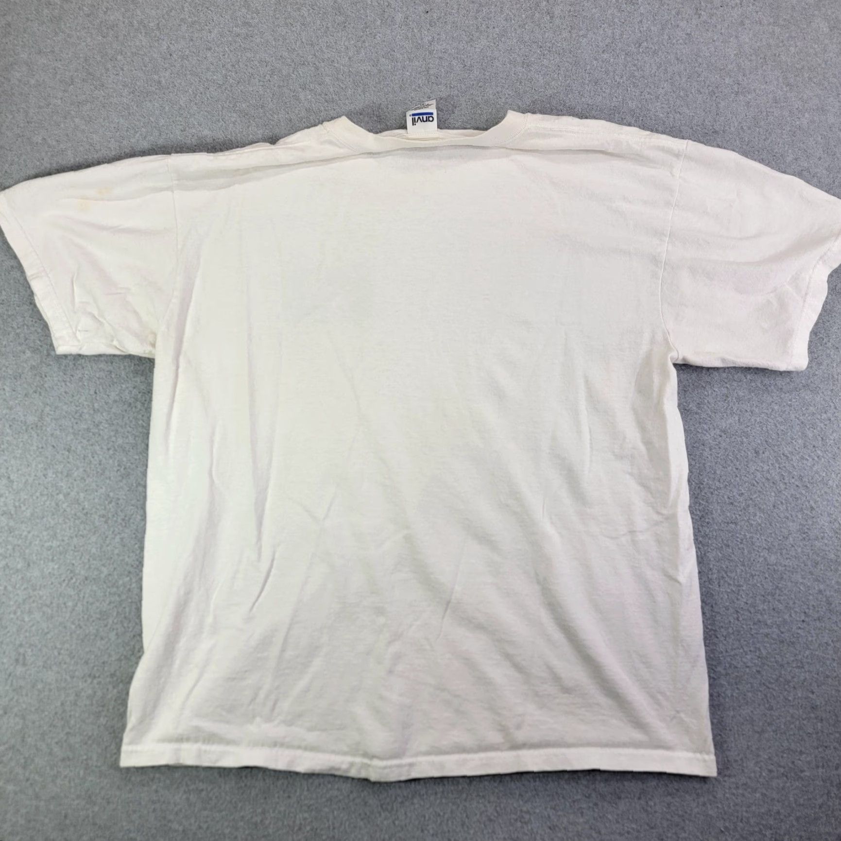 Anvil Sierra Mist Shirt Mens XL White Anvil Graphic T-Shirt Promo Tee Soda Advertising Logo Short Sleeve Crew Neck Size US XL / EU 56 / 4 - 5 Thumbnail