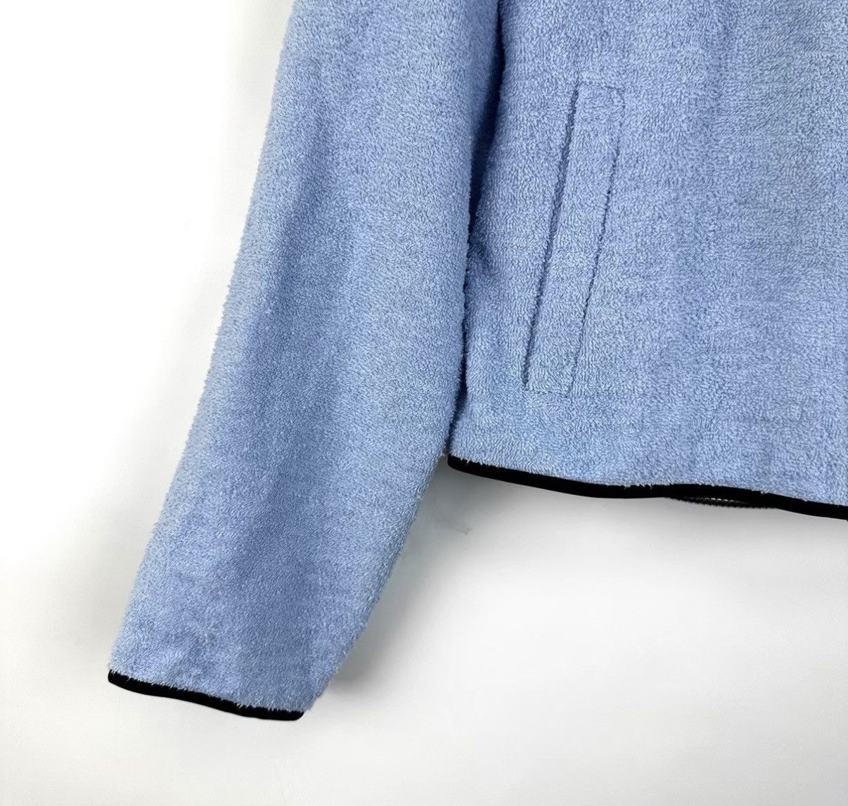 Prada Prada Towel Fabric Hooded Short Jacket with Triangle K12 Size M / US 6-8 / IT 42-44 - 6 Thumbnail