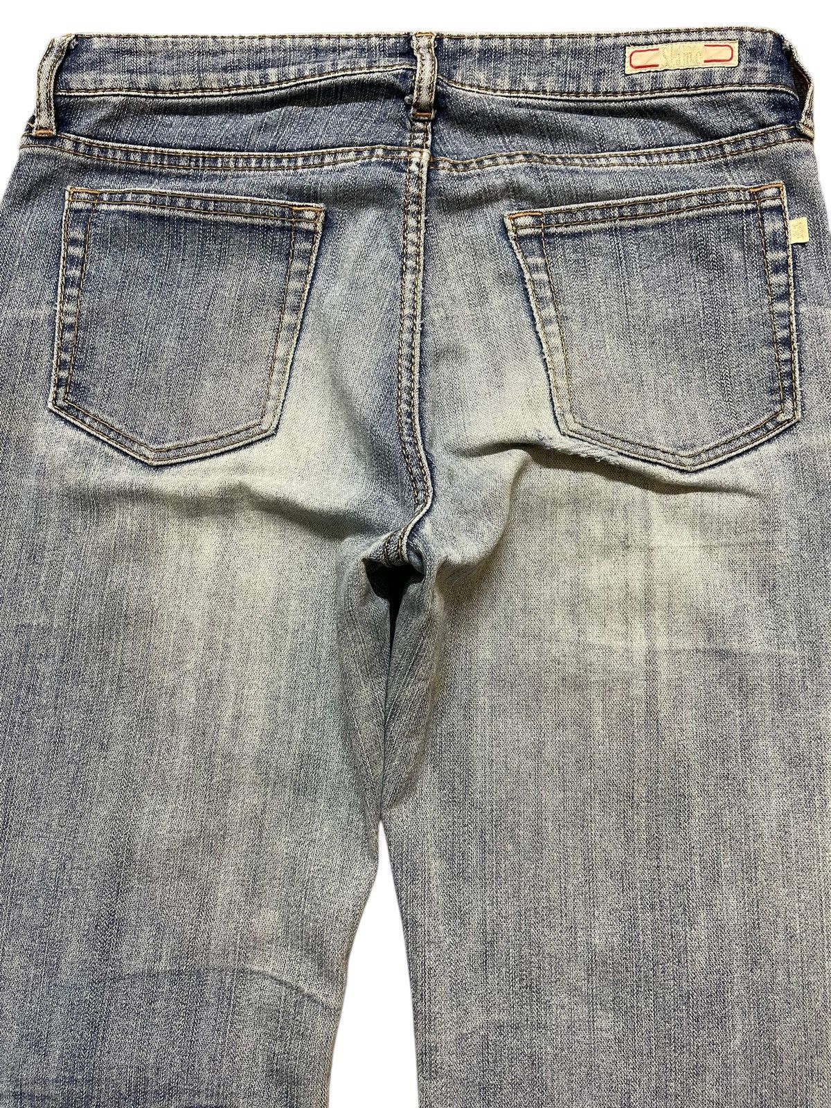 Hysteric Glamour Vintage Japan Brand Blue Wash Faded Style Flare Wide Leg Size US 30 / EU 46 - 5 Thumbnail