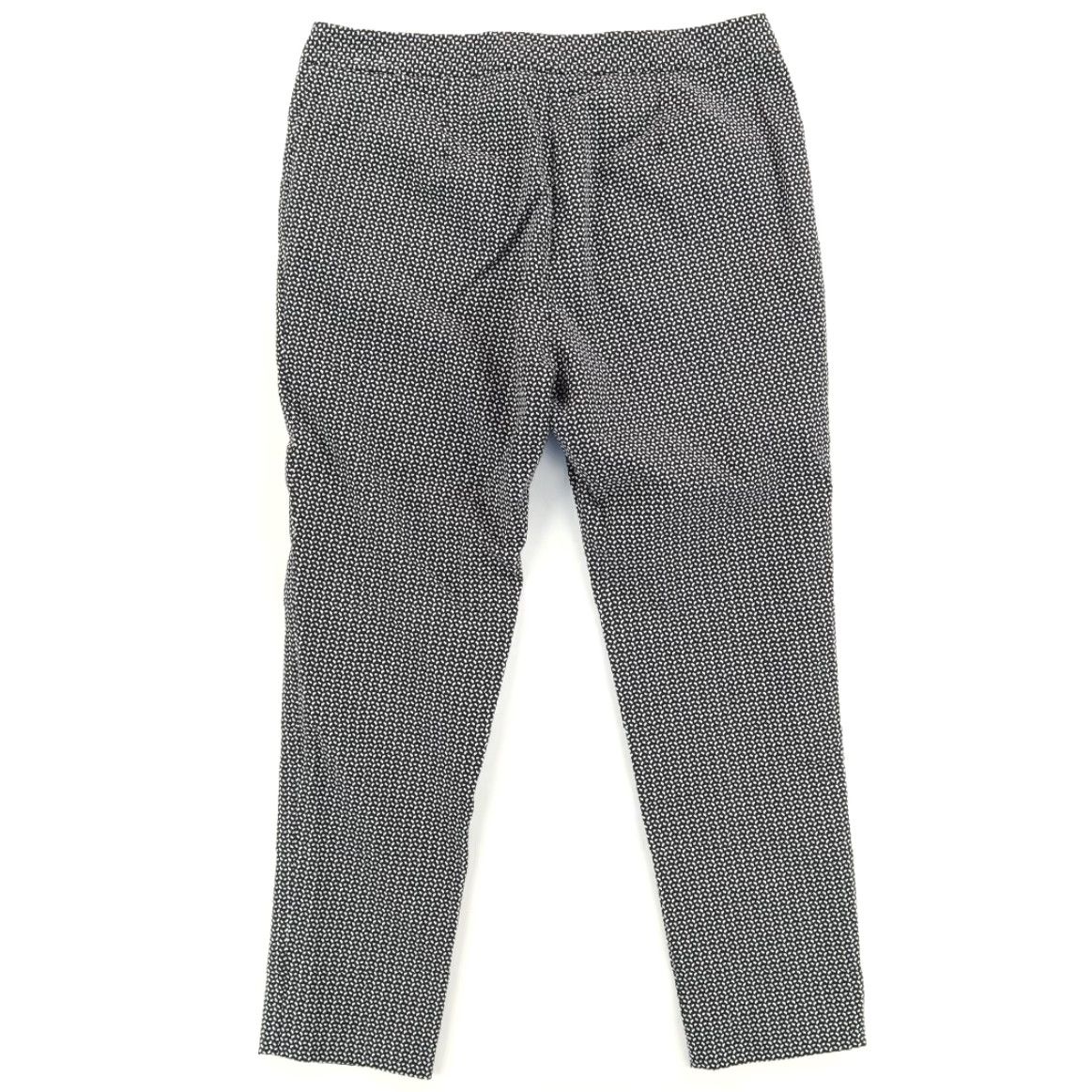 Vintage J. Mcluaghlin Stretch High Rise Seersucker Pants Black Patterned Women's 12 Size 34" / US 12 / IT 48 - 4 Thumbnail