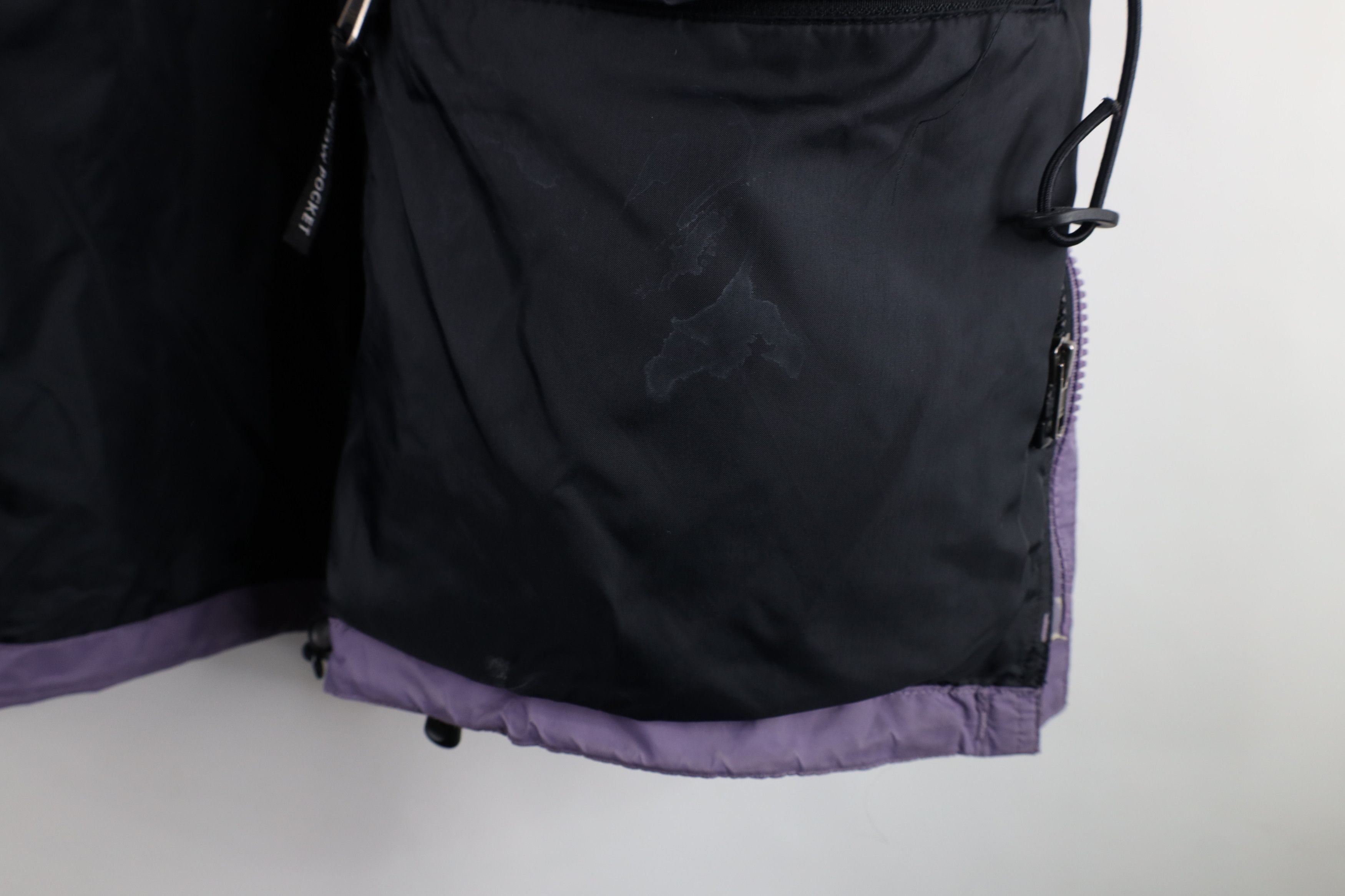The North Face × Vintage Vintage 90s The North Face Goretex Hooded Jacket Purple Size S / US 4 / IT 40 - 11 Thumbnail