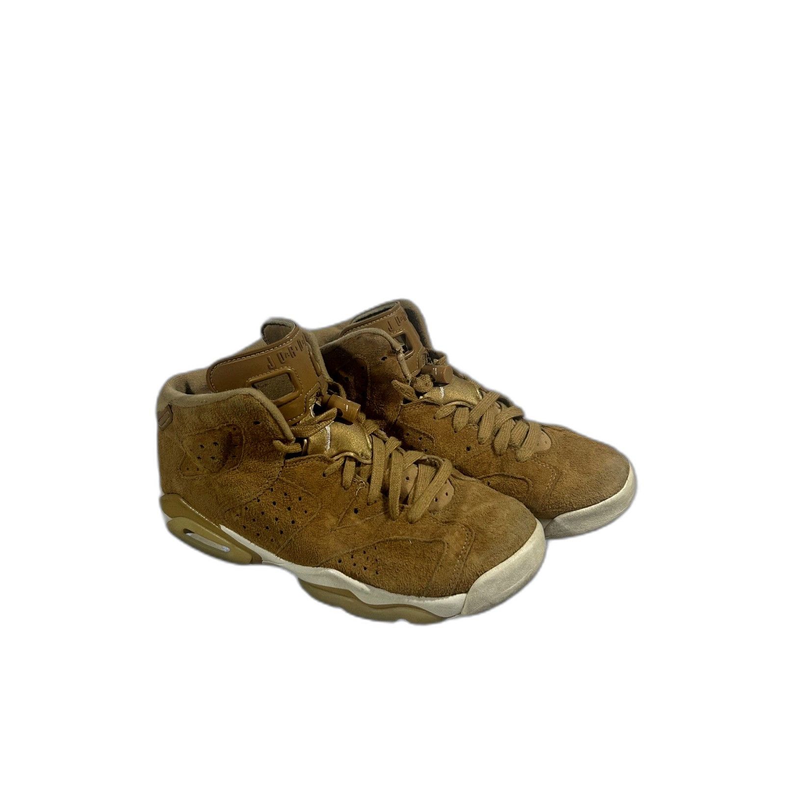 Jordan Brand Nike Air Jordan 6 Retro Golden Harvest Wheat Sail 384665-705 Size US 6.5 / EU 39-40 - 1 Thumbnail