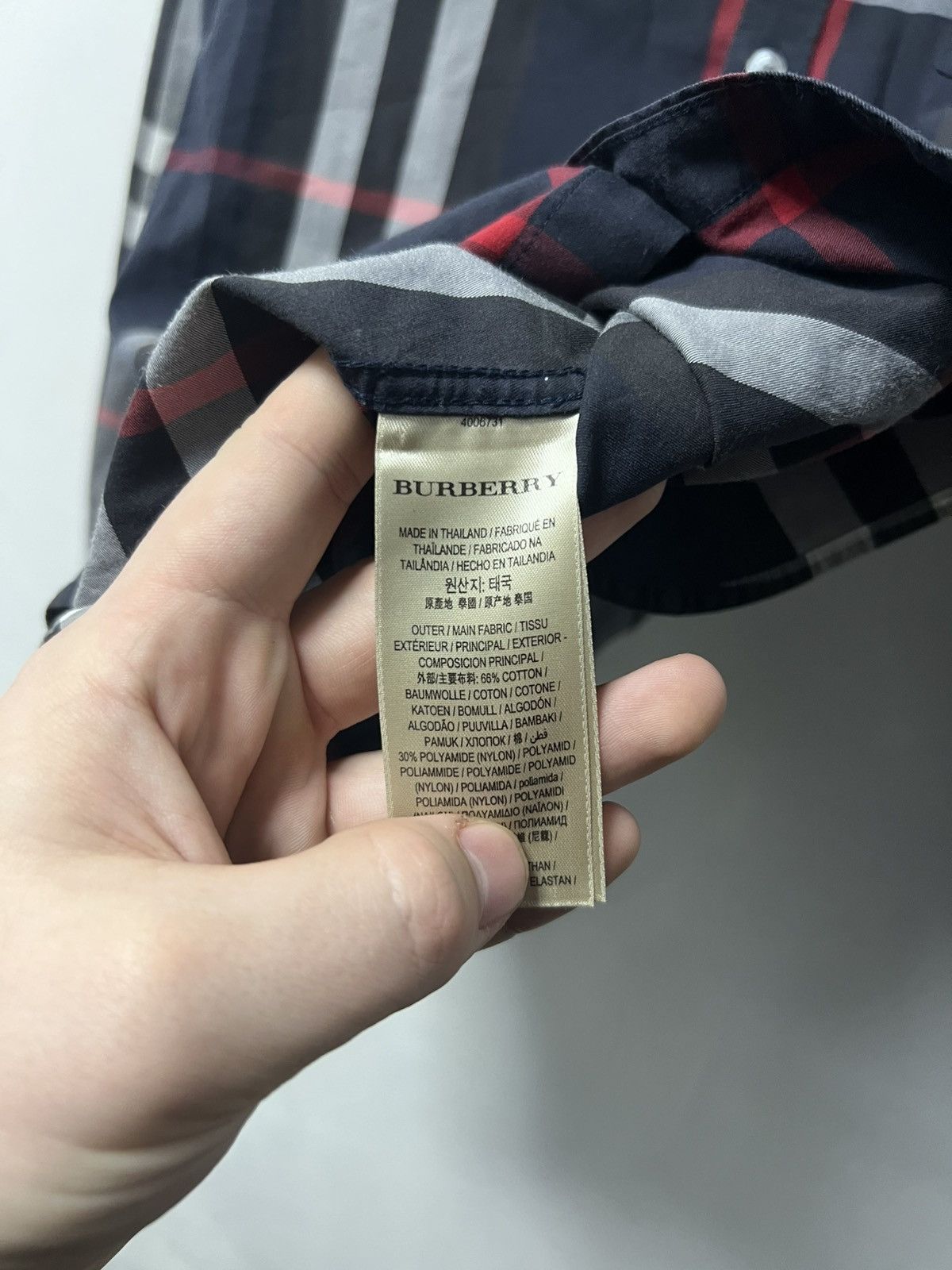 Burberry Burberry Shirt Longsleeve Luxury Size S Size US S / EU 44-46 / 1 - 8 Thumbnail
