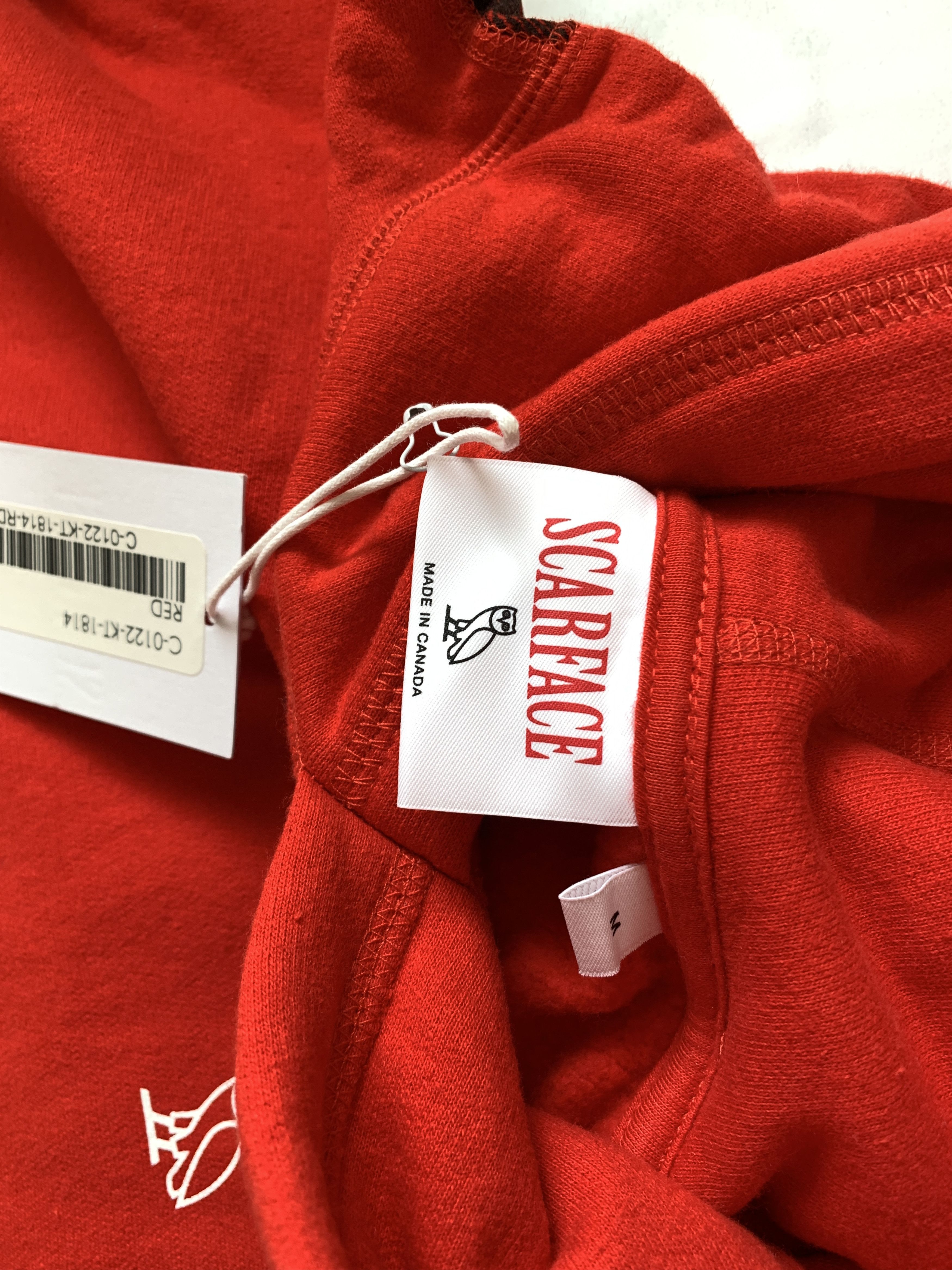 Drake OVO X SCARFACE BLACK HOODIE Size US M / EU 48-50 / 2 - 6 Thumbnail