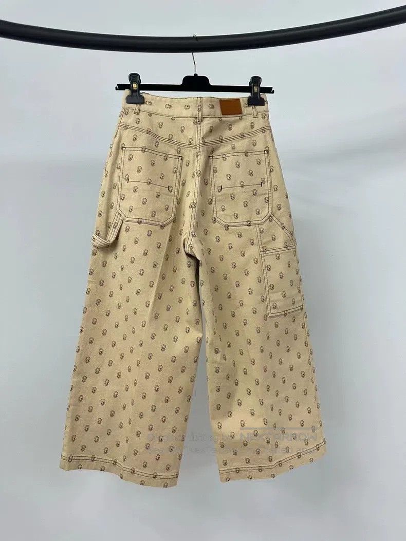 Hermes Hermes Printed denim cropped pants Size 24" / US 00 / IT 34 - 6 Thumbnail