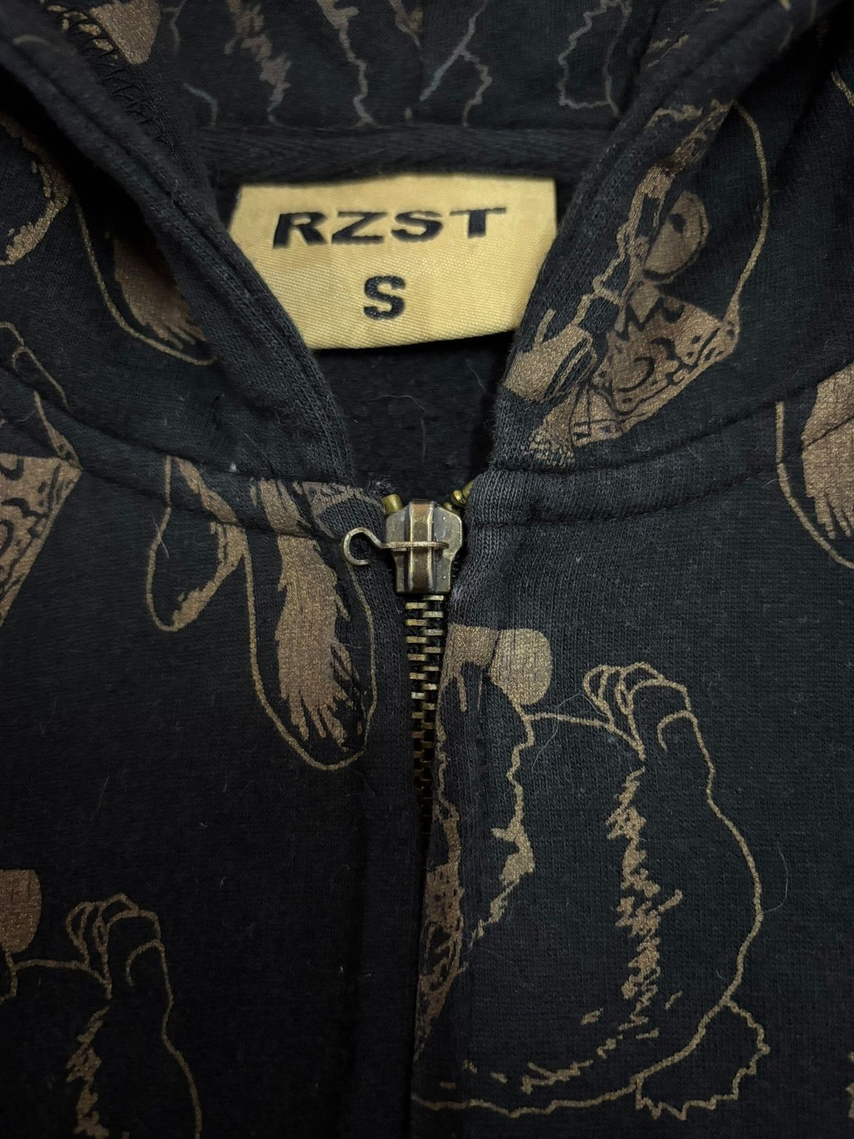 Beauty Beast RZST Thug Rabbit Full Printed Punk Hoodie Size US S / EU 44-46 / 1 - 9 Thumbnail