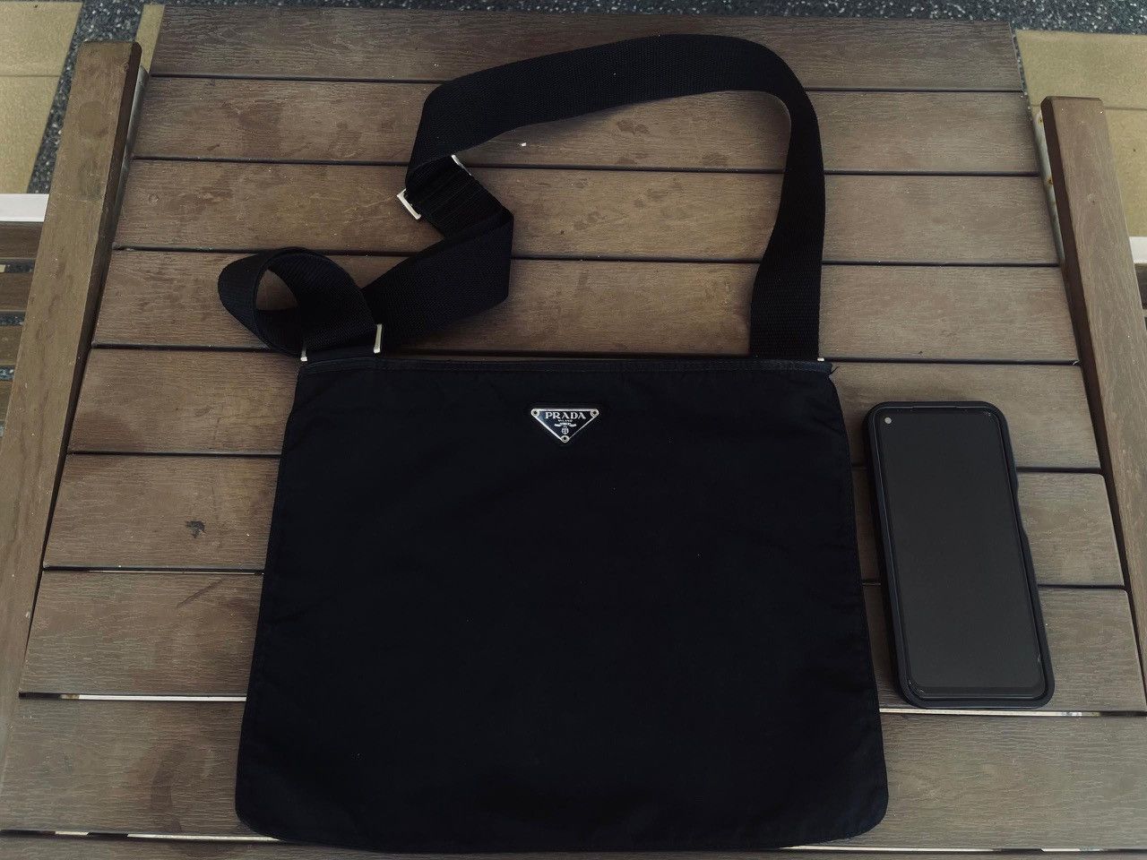 Prada Vintage Prada Nylon Sling Bag Size ONE SIZE - 3 Thumbnail