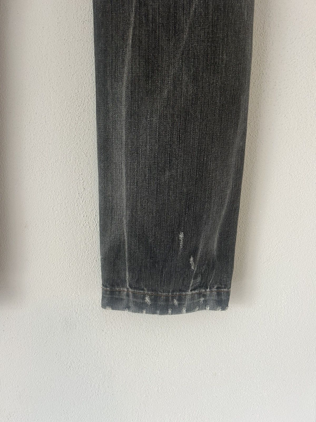 Dolce & Gabbana Distressed Black Wash Denim Jeans Size US 34 / EU 50 - 15 Thumbnail