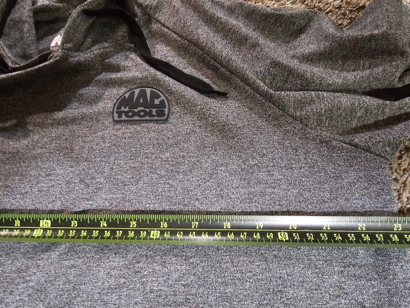 Designer Mac Tools Hoodie Pullover Gray Women Unisex 2X Size 3XL / US 20-22 - 7 Thumbnail