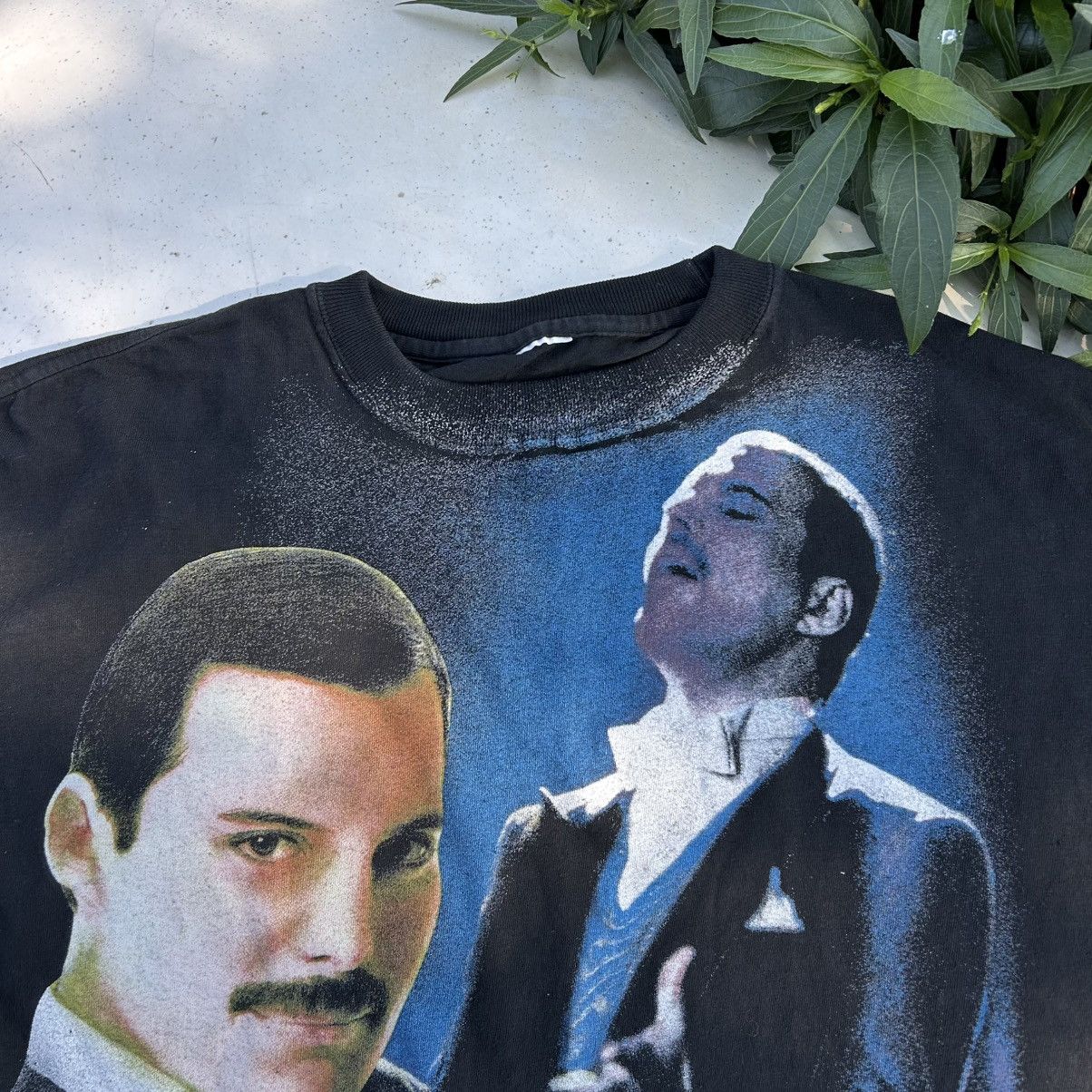 Band Tees Freddie Mercury Queen 90 Bootleg Size US XL / EU 56 / 4 - 4 Thumbnail