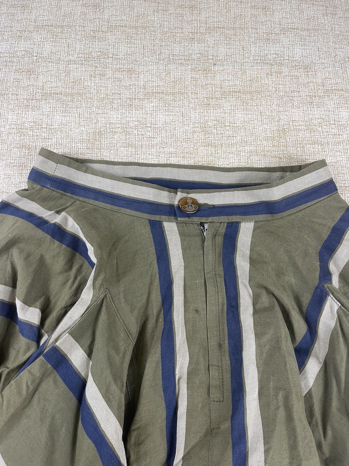 Vivienne Westwood VIVIENNE WESTWOOD Vintage Punk Style Stripes Skirt Size 27" / US 4 / IT 40 - 8 Thumbnail