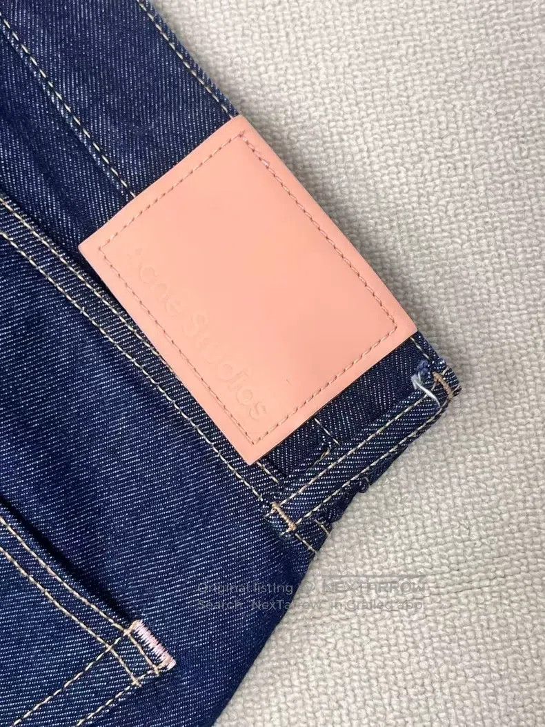 Acne Studios Acne Studios Solid-Color Low-Waist Zippered Loose Wide-Leg Size 28" / US 6 / IT 42 - 3 Thumbnail