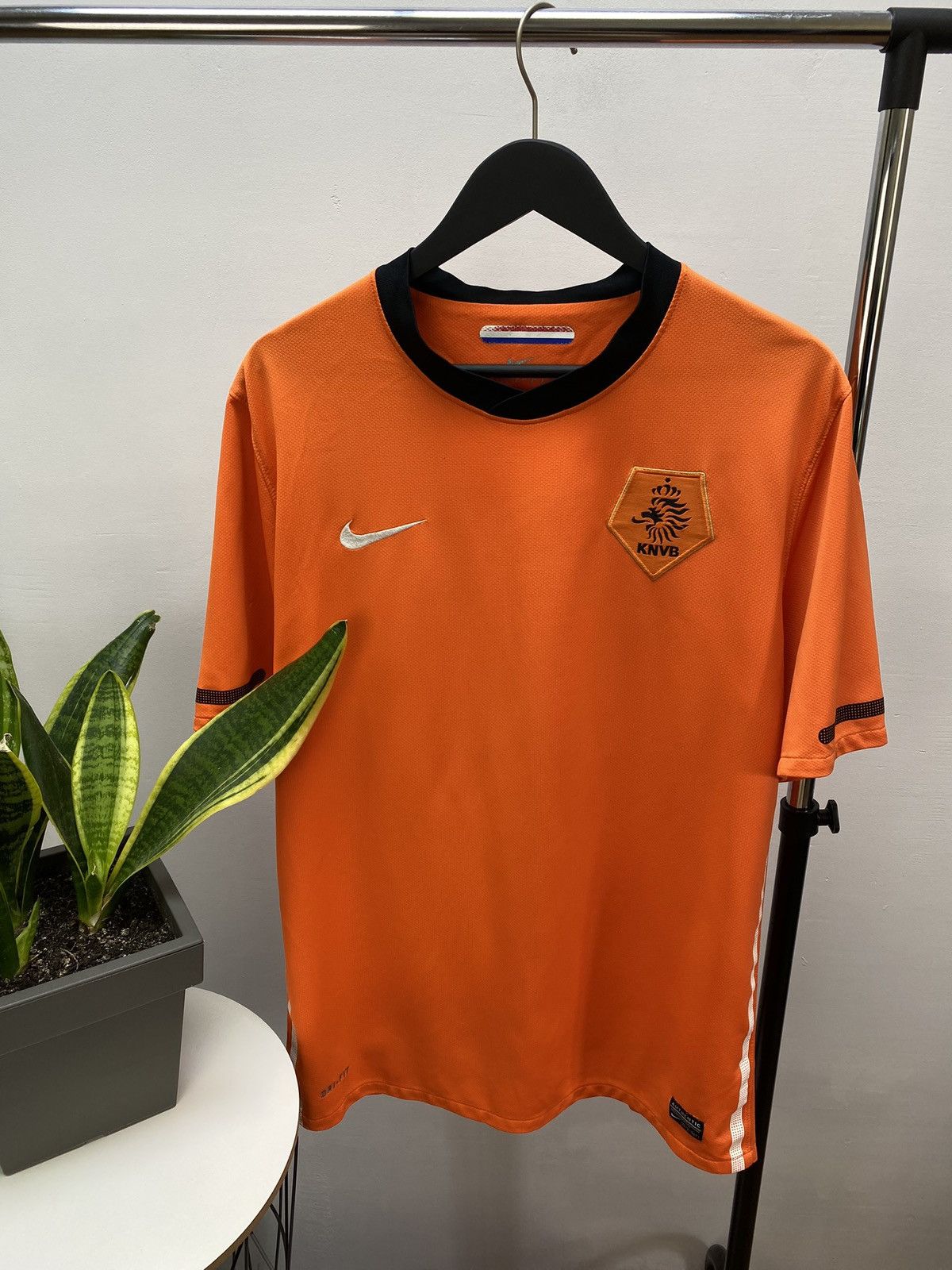 Nike NETHERLANDS TEAM 2010 2012 HOME FOOTBALL SHIRT SOCCER JERSEY Size US XL / EU 56 / 4 - 5 Thumbnail