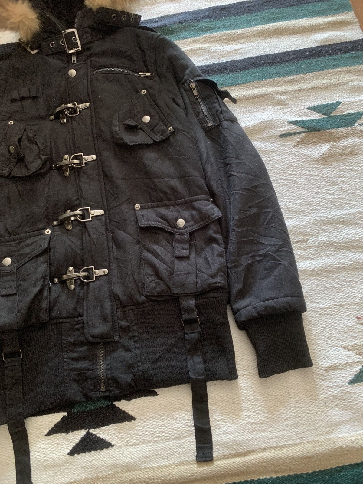 If Six Was Nine Japanese CRWX Fireman Fur Jacket Size US M / EU 48-50 / 2 - 6 Thumbnail