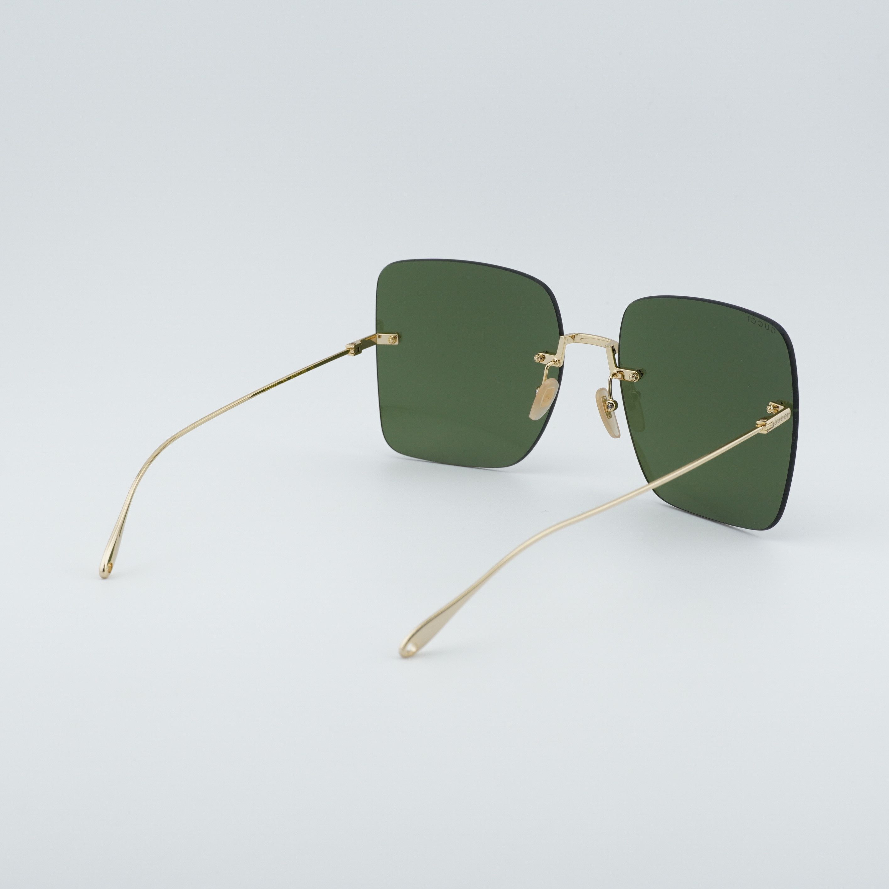 Gucci Gucci GG1147S 002 Rimless Sunglasses Gold Butterfly Frame Size ONE SIZE - 10 Thumbnail
