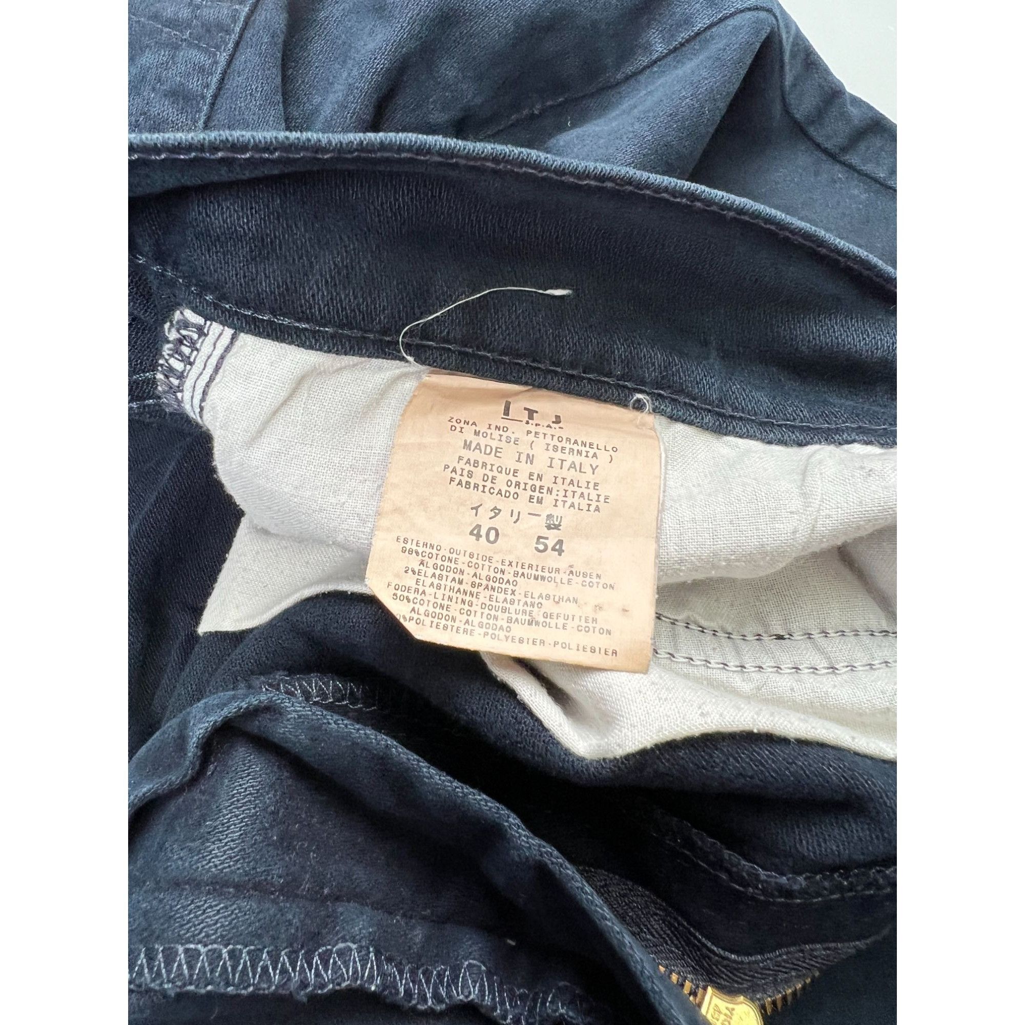 Gianfranco Ferre GianFranco Ferre Black Cotton Pants (Y0950) Size US 38 / EU 54 - 10 Thumbnail