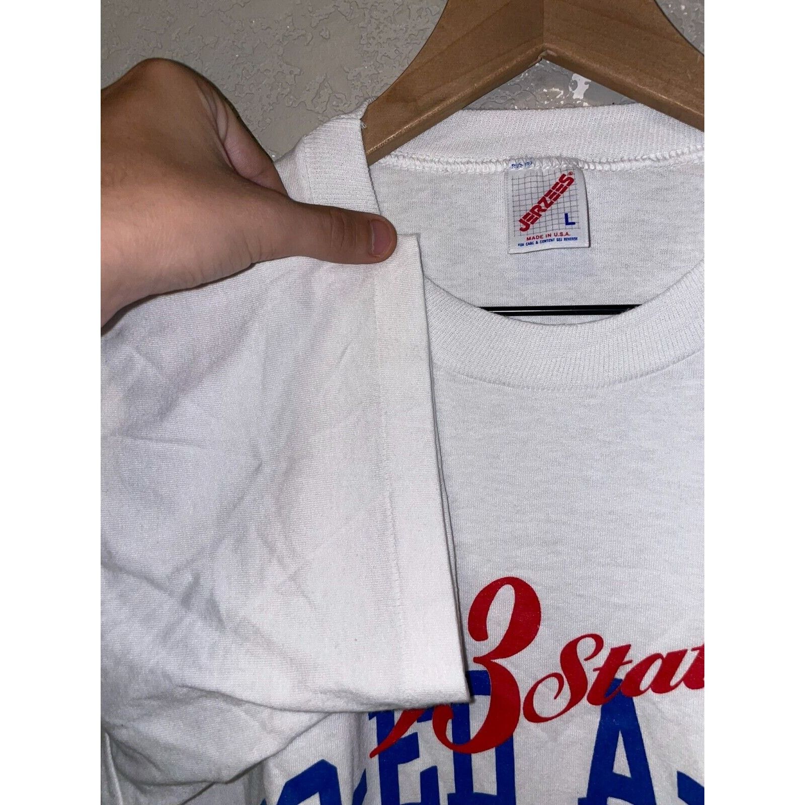 Jerzees Vintage CoEd Shirt Graphic ABC Tourney Graphic Tee VTG 90s L Size US L / EU 52-54 / 3 - 9 Thumbnail