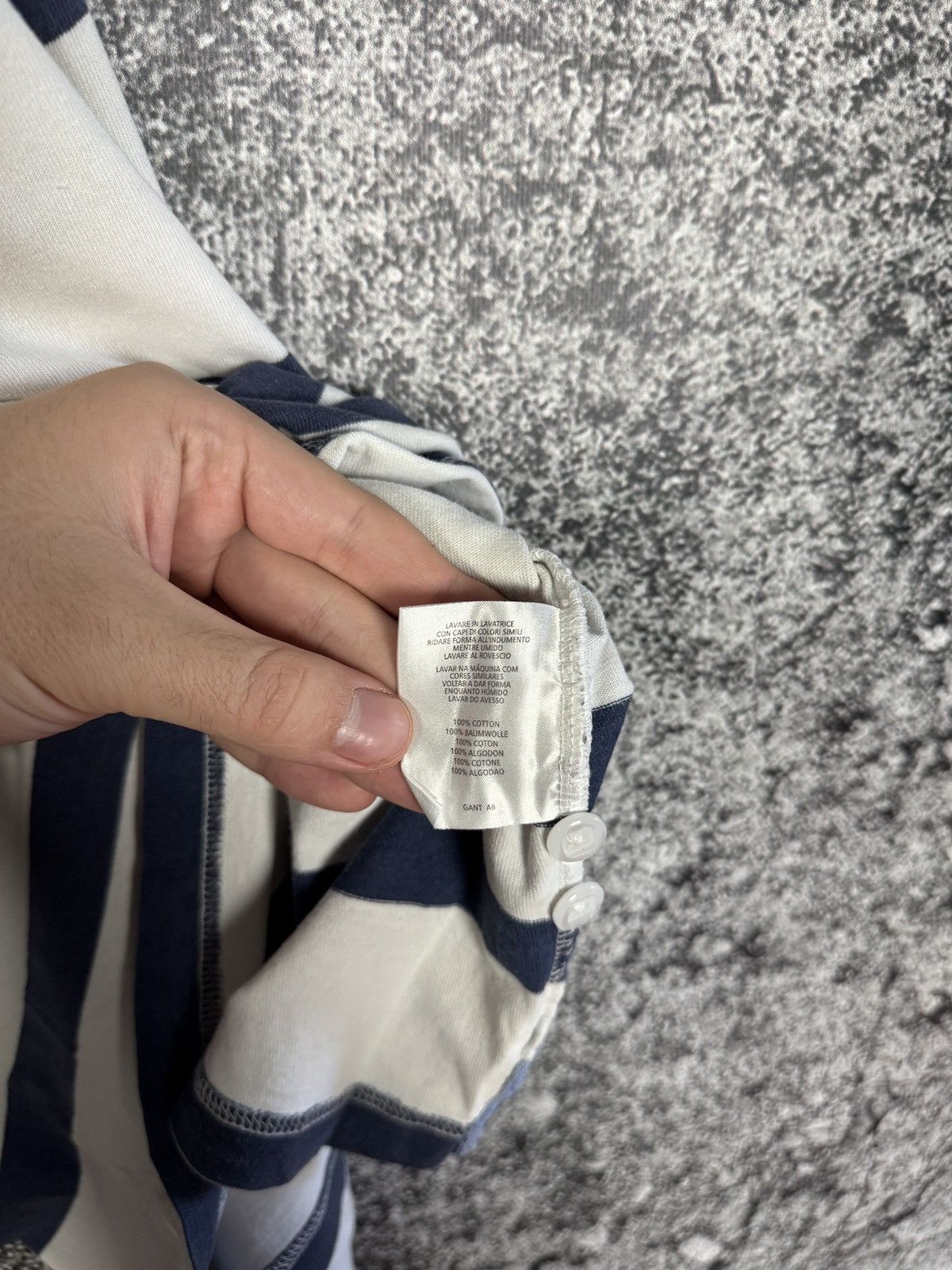 Gant Gant Vintage Rugby Shirt Striped Long Sleeve Polo Crest Logo Size US L / EU 52-54 / 3 - 10 Thumbnail