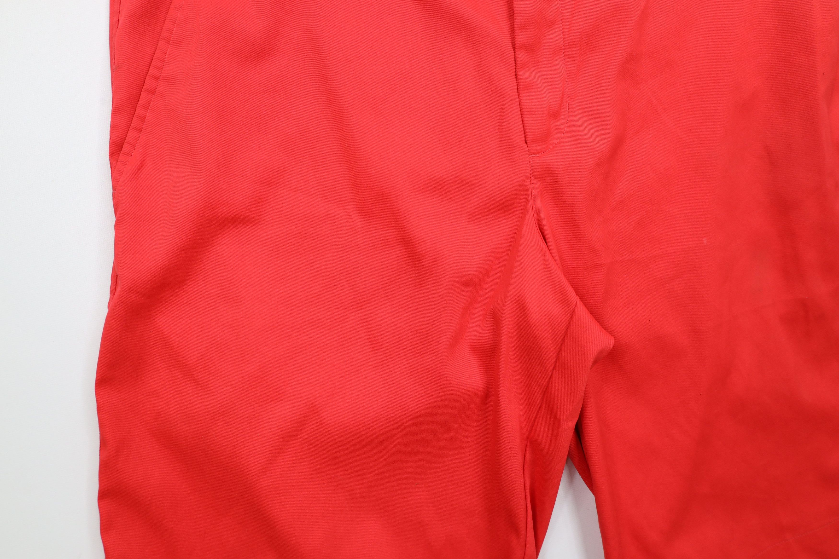 Nike × Vintage Nike Golf Flat Front Golfing Chino Shorts Solar Red Size US 30 / EU 46 - 6 Thumbnail