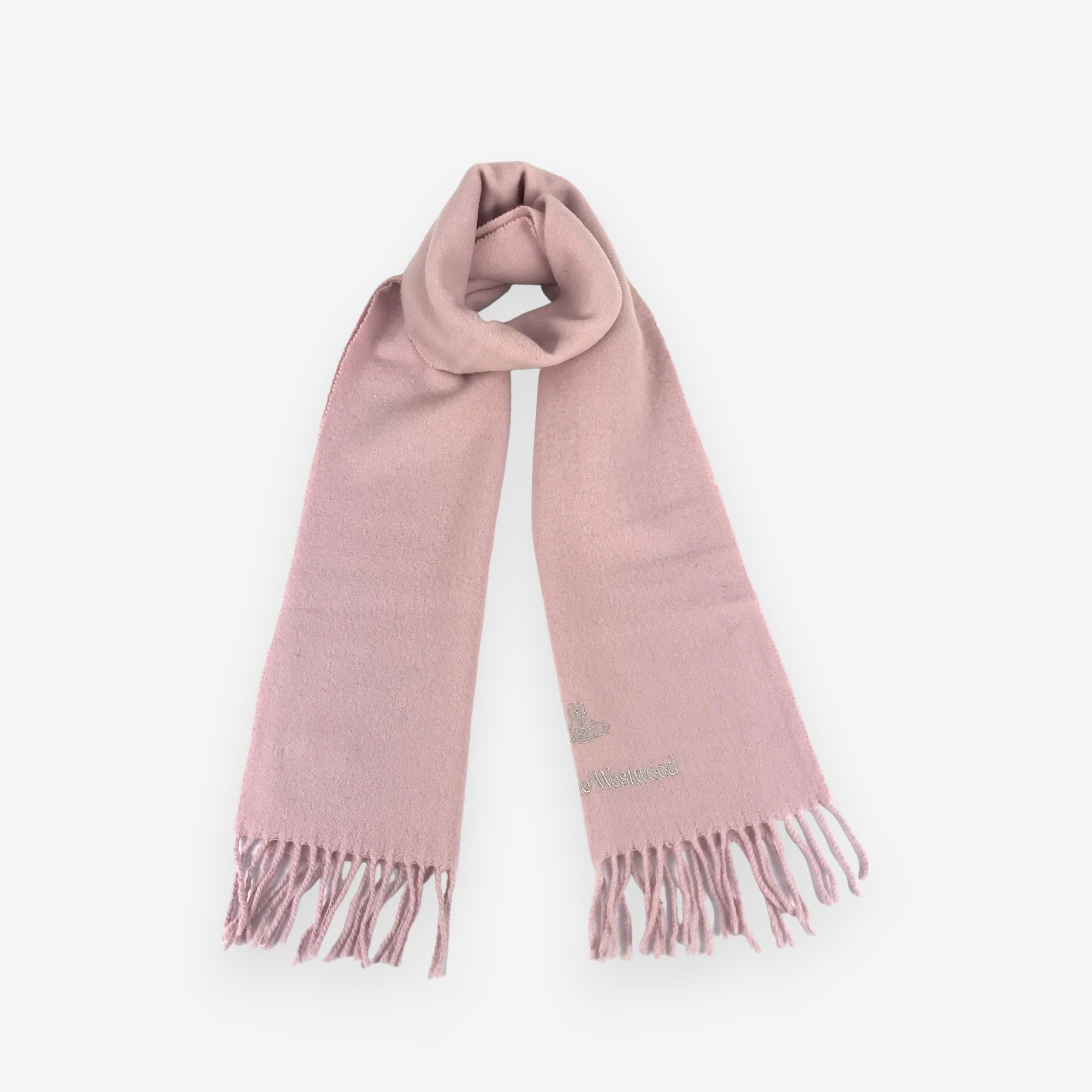 Vintage × Vivienne Westwood Vintage Vivienne Westwood Scarf Muffler Orbs Wool Scarves Size ONE SIZE - 1 Thumbnail