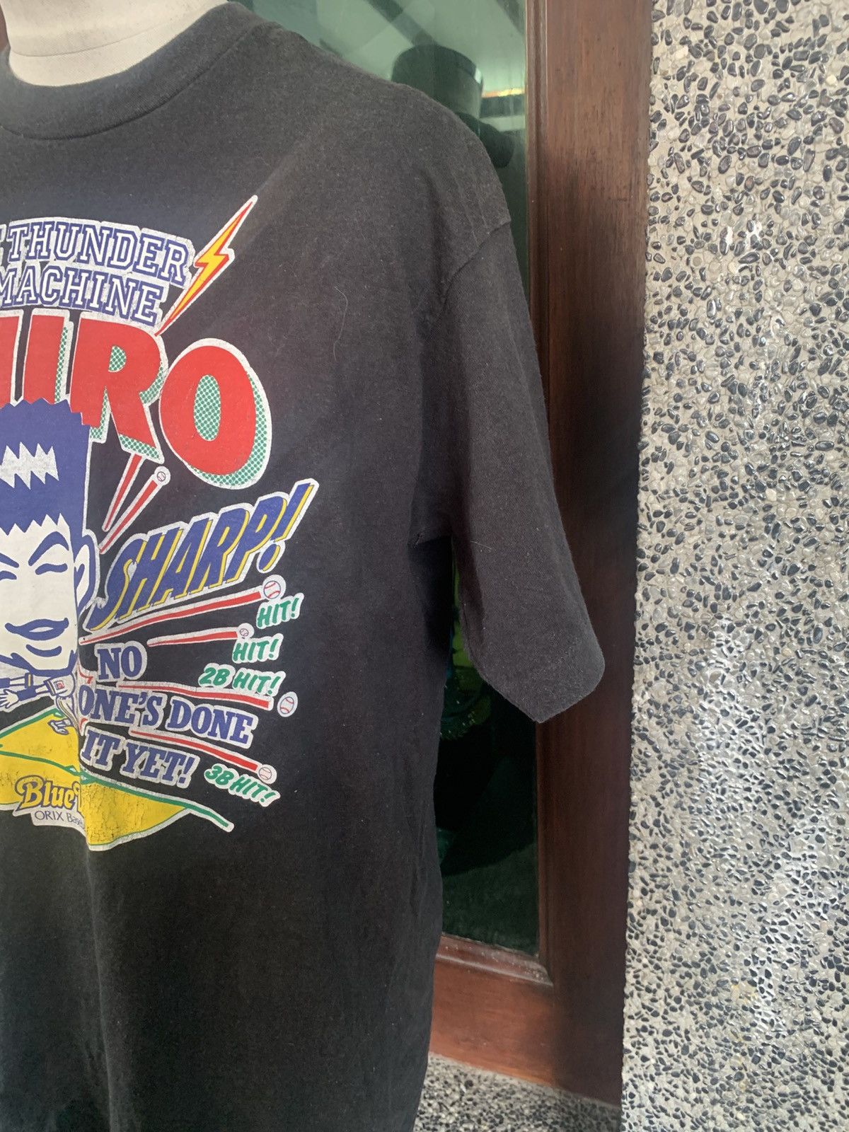 Vintage Vintage 90s ICHIRO Blue Wave Orix Baseball T Shirt Size US L / EU 52-54 / 3 - 3 Thumbnail