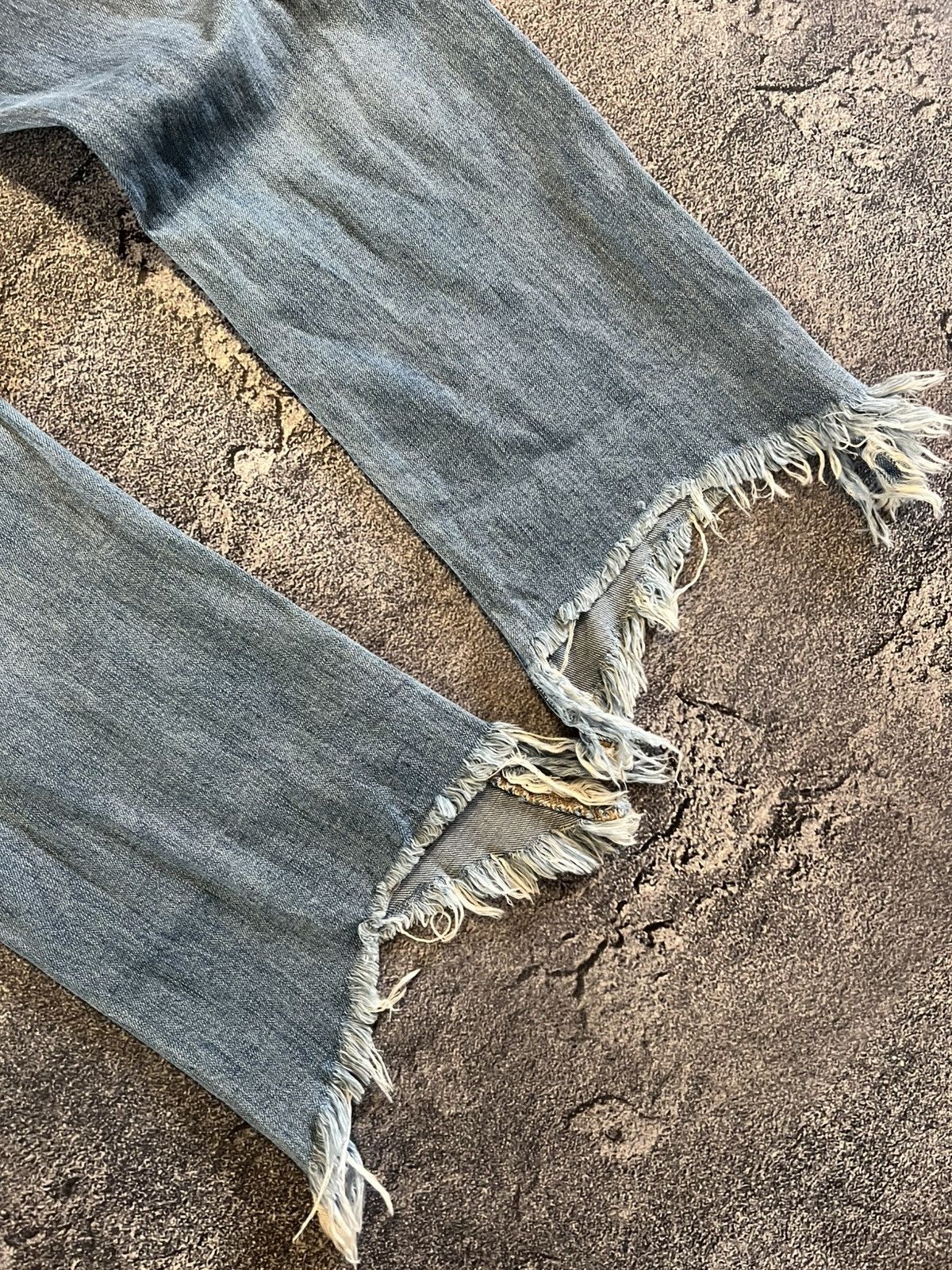 Vintage CRAZY Vintage Flared Drip Cut - Y2K Grunge Archived Avan 90s Size US 38 / EU 54 - 5 Thumbnail