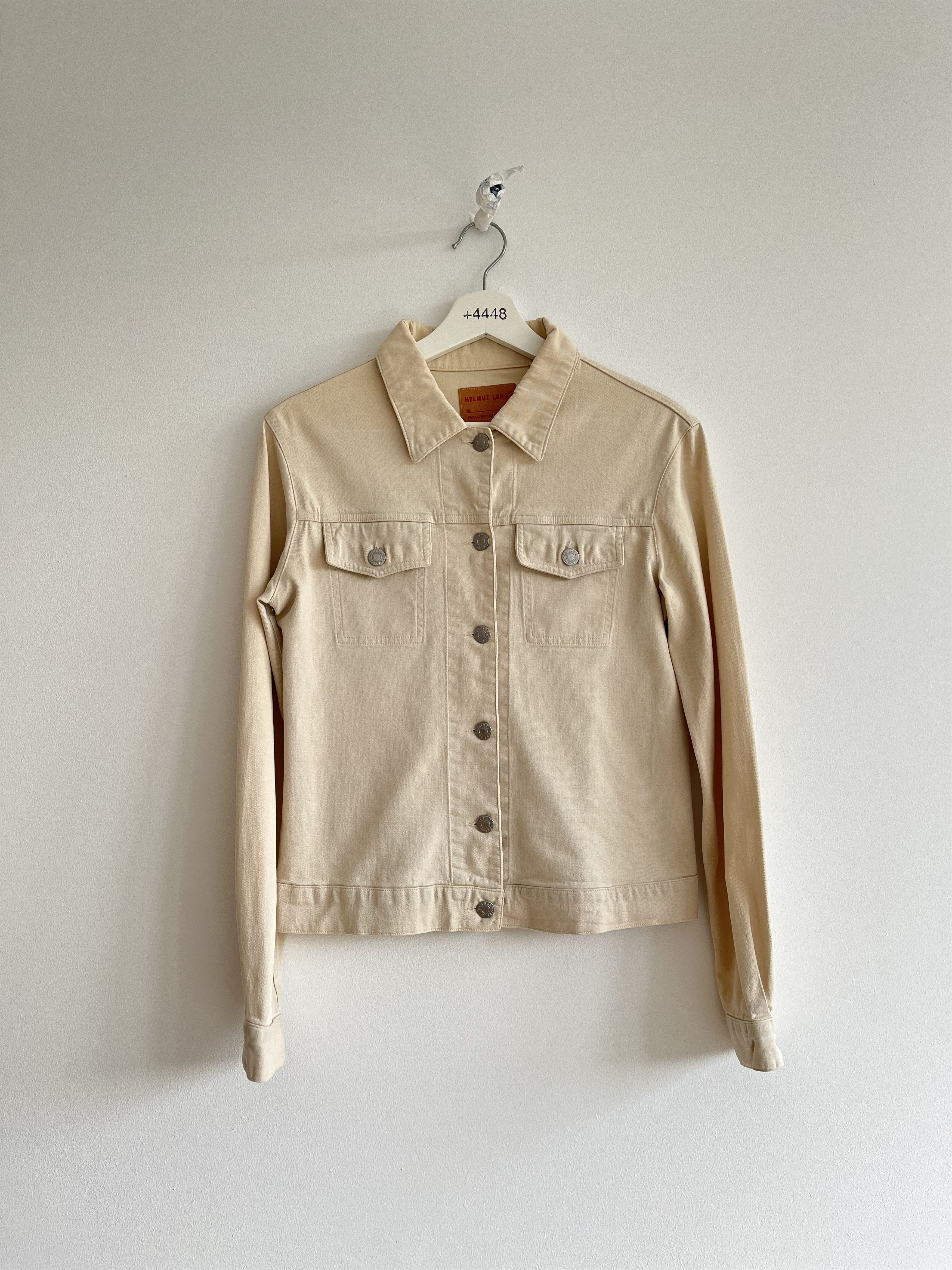 Helmut Lang 1998 cream denim