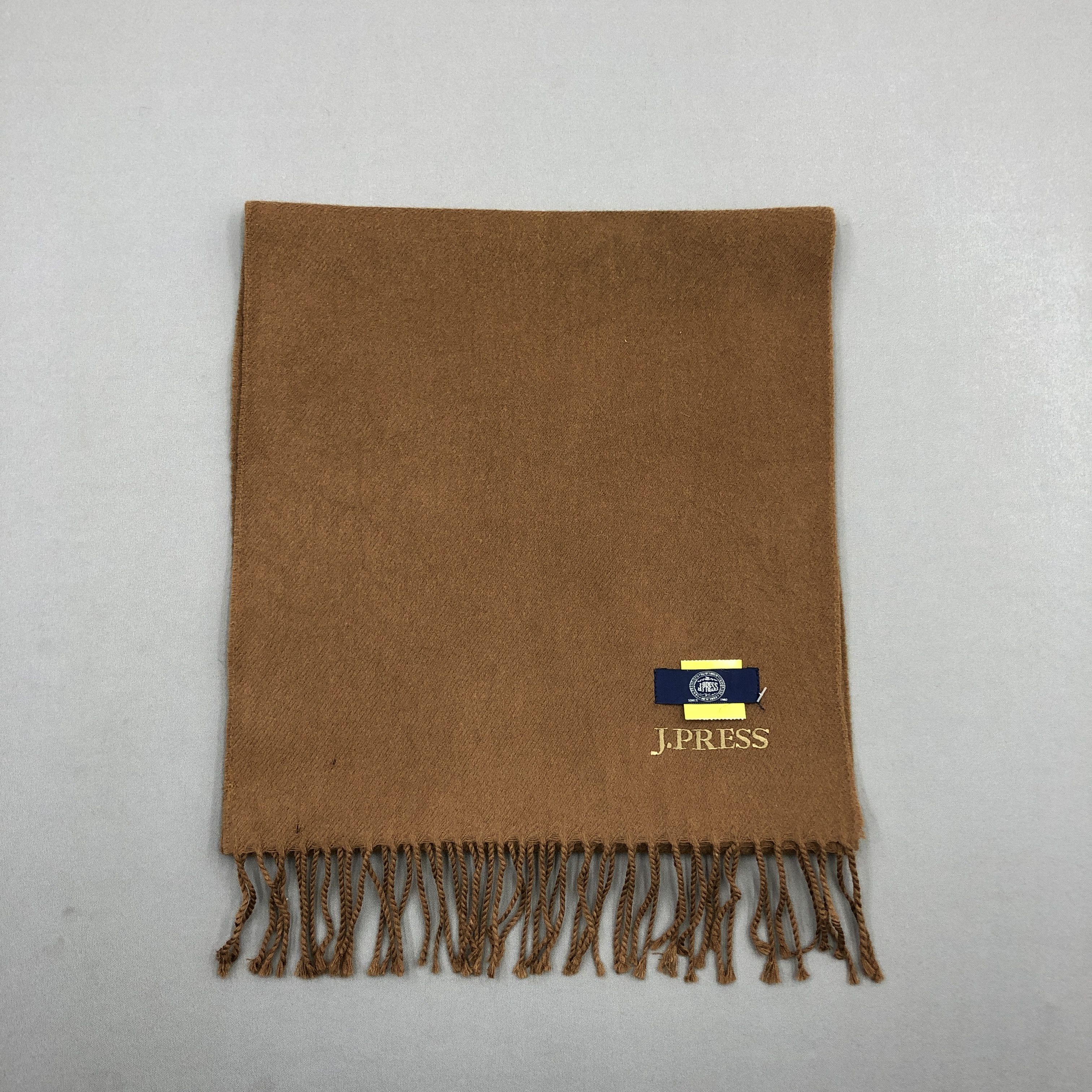 J. Press × Vintage Vintage J Press Scarf Muffler Wool Cashmere Scarves Size ONE SIZE - 3 Thumbnail