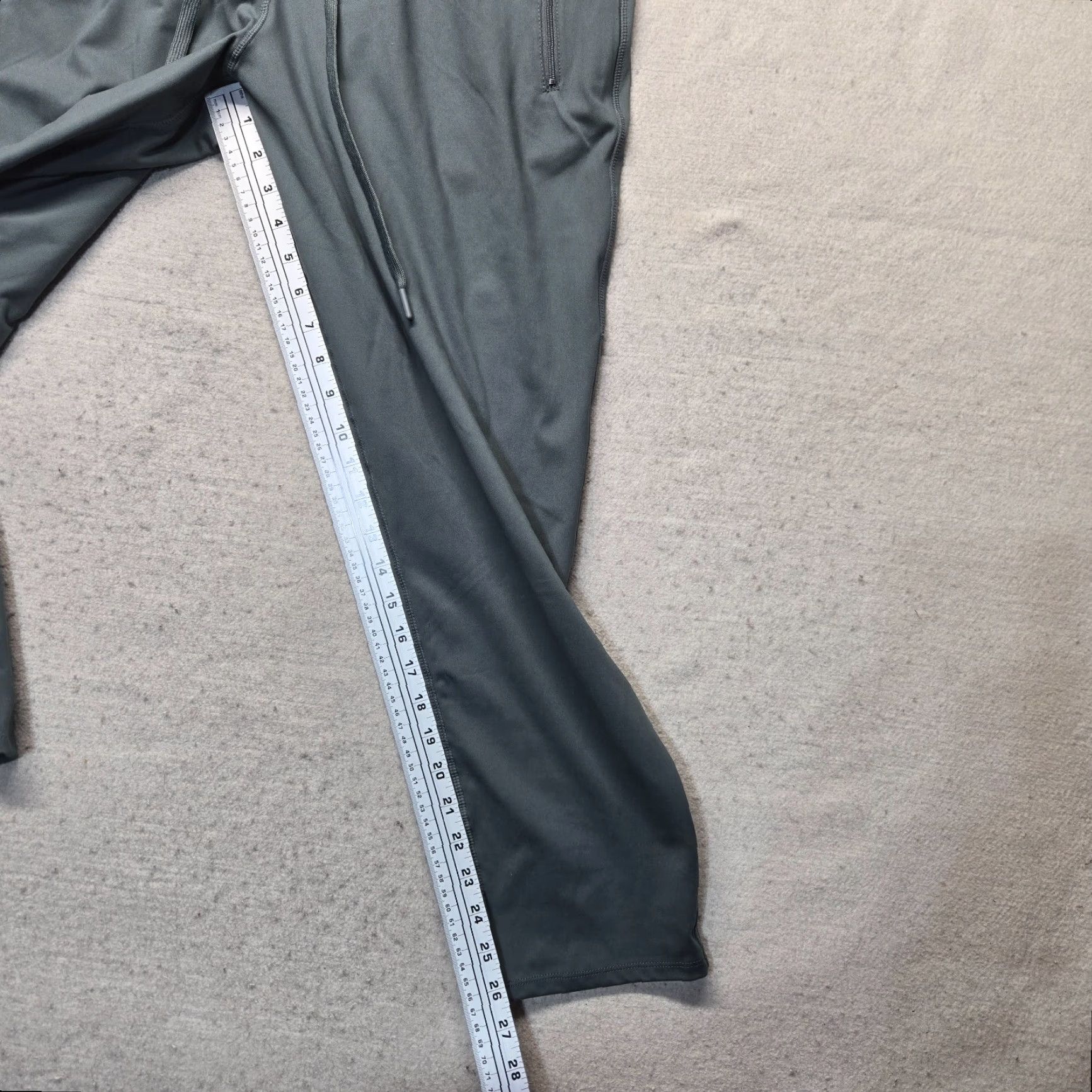 Vintage Maurices Pants Solid Green Stretch High Rise Straight Leg Pockets Women's L Size 36" / US 14 / IT 50 - 6 Thumbnail