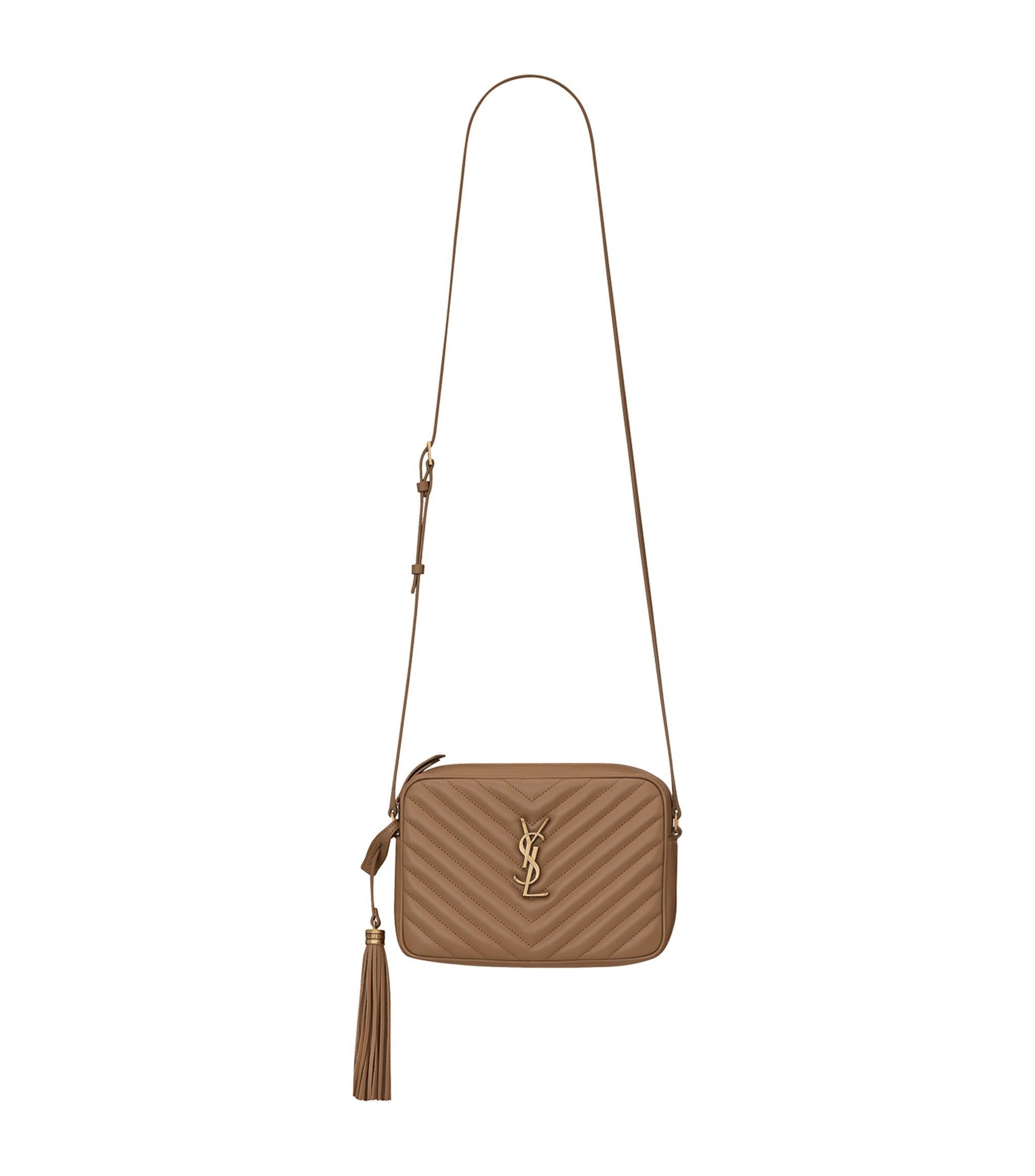 Saint Laurent Paris o1s1wg111024 Size: OS / Lou Camera Leather Bag in Beige Size ONE SIZE - 1 Thumbnail