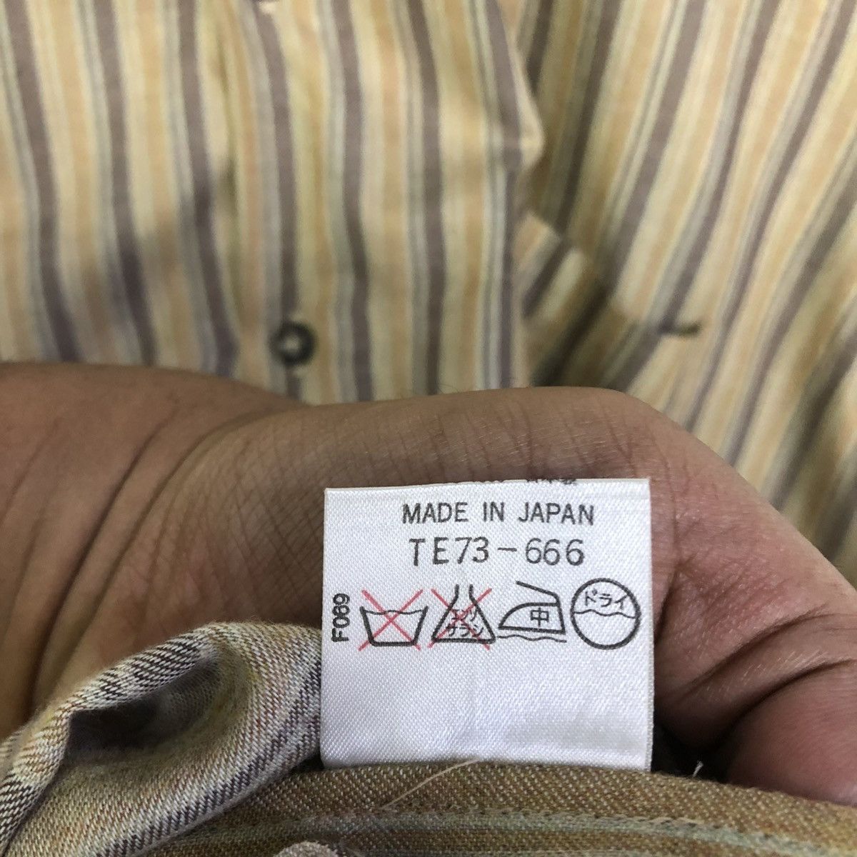 Lancel Vintage Lancel earth-toned striped Button Shirt Size US XL / EU 56 / 4 - 10 Thumbnail