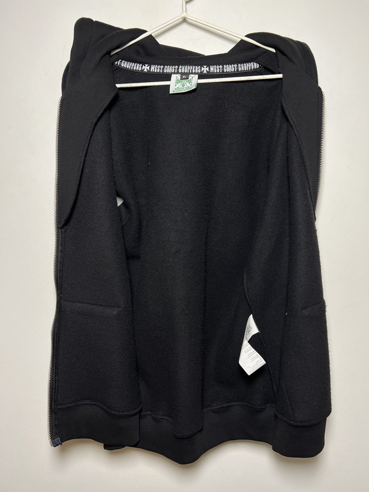 West Coast Choppers West Coast Choppers sleeveless zip hoodie Size US XL / EU 56 / 4 - 8 Thumbnail