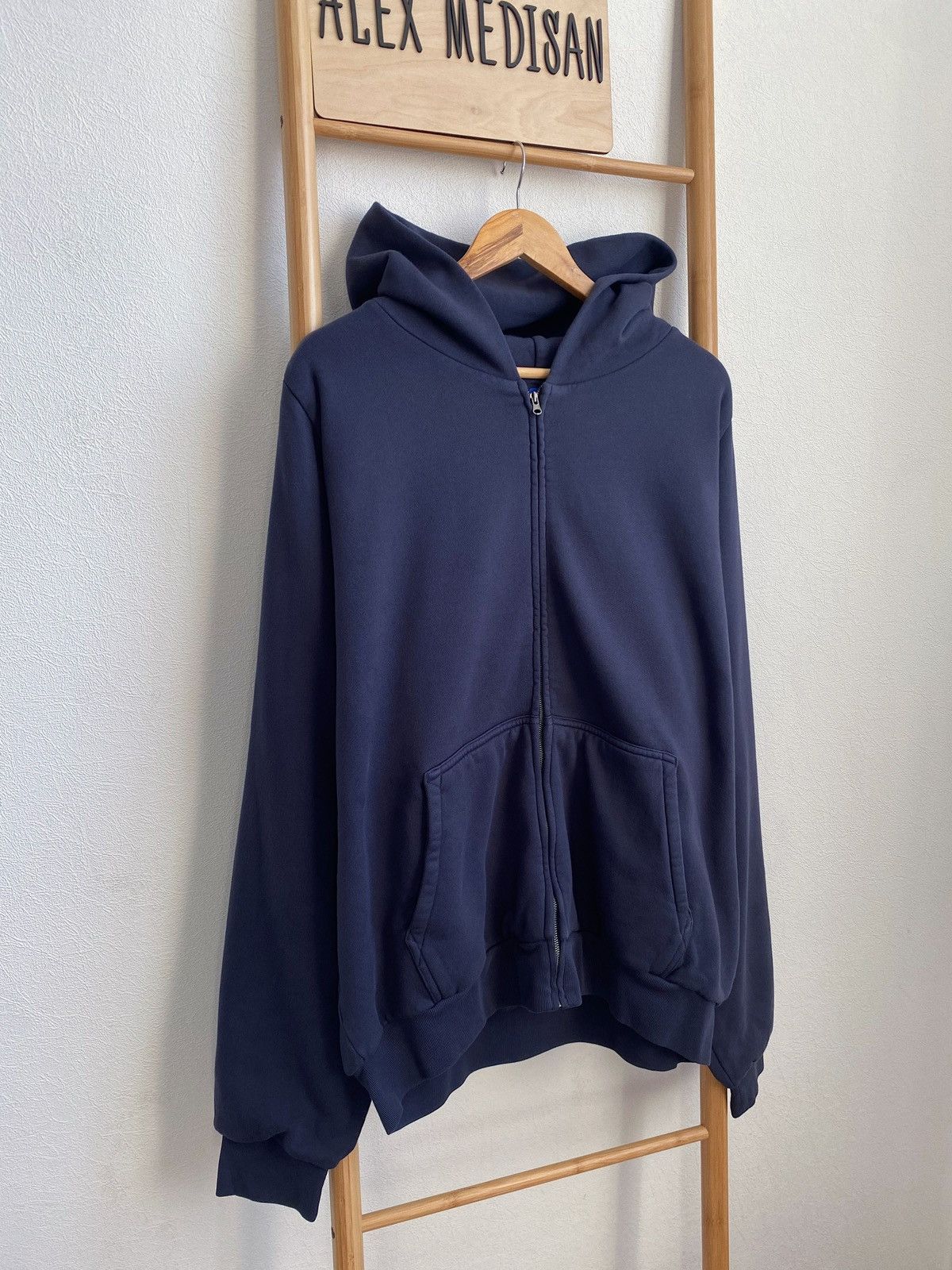Balenciaga × Gap × Kanye West Yeezy Gap engineered by Balenciaga Zip Up Hoodie Size US XL / EU 56 / 4 - 2 Thumbnail