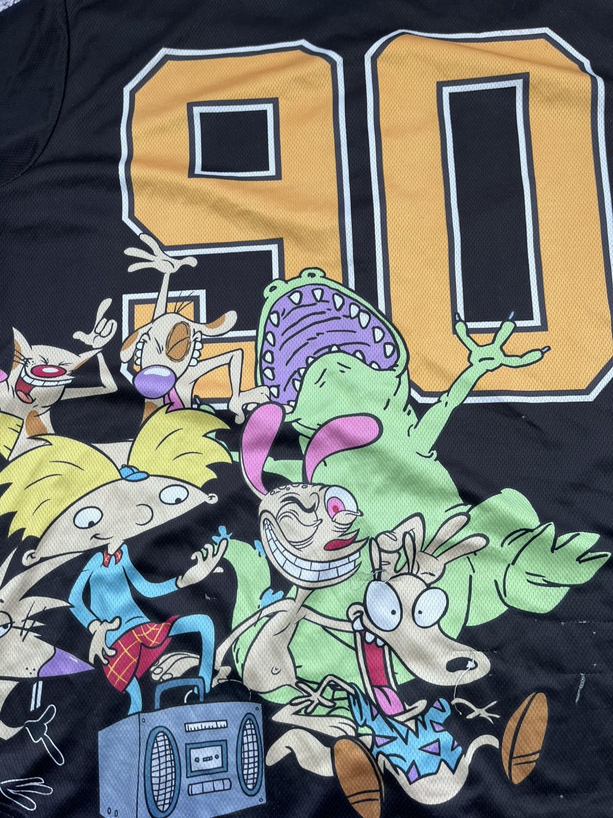 Nickelodeon Vintage Nickelodeon Hey Arnold Baseball Jersey Authentic Tee Size US M / EU 48-50 / 2 - 6 Thumbnail