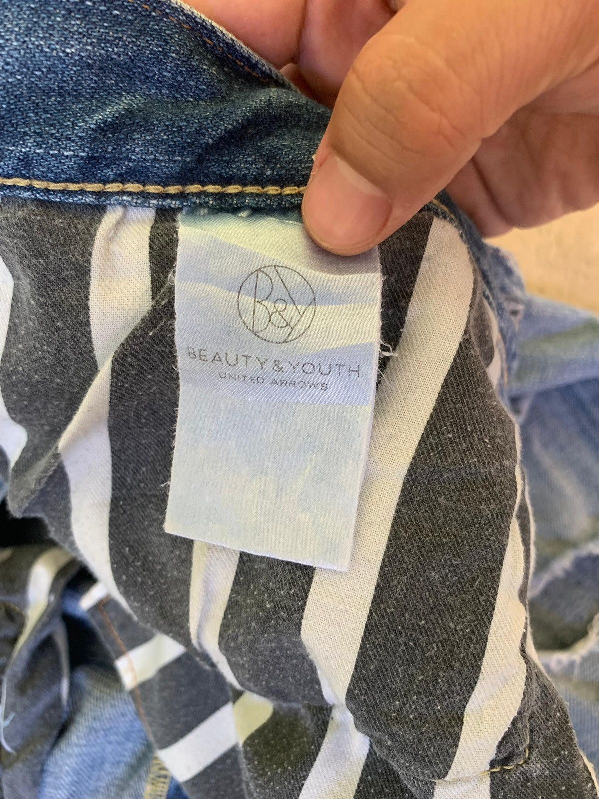 BEAUTY&YOUTH Beauty & Youth United Arrows Distressed Cinch Denim Size US 30 / EU 46 - 8 Thumbnail