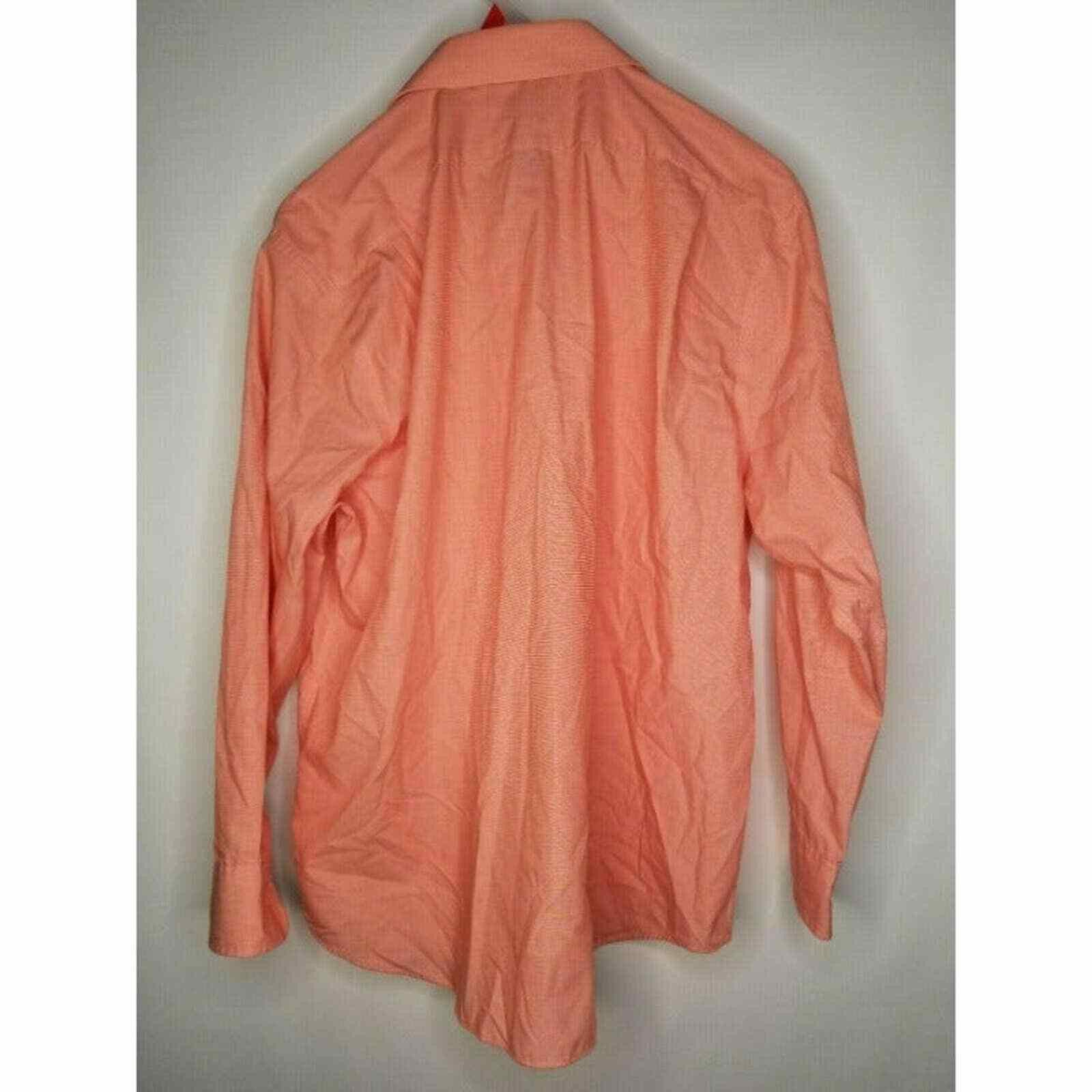 Covington Covington Dress Shirt Large Button Down Peachy Spring Lrg Size 42R - 3 Thumbnail