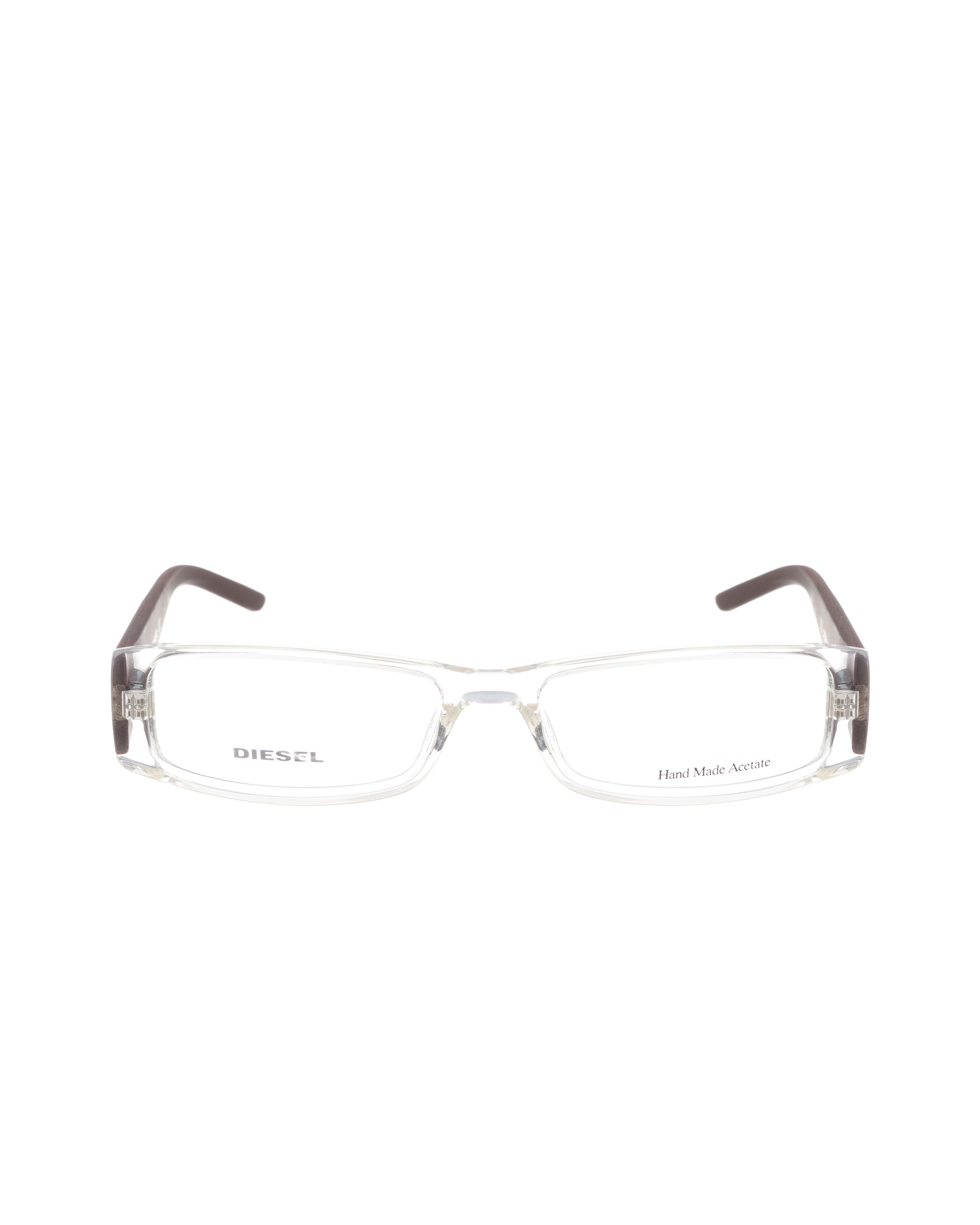 Diesel Diesel 00s Transparent Clears Glasses with Brown Temples Size ONE SIZE - 1 Thumbnail