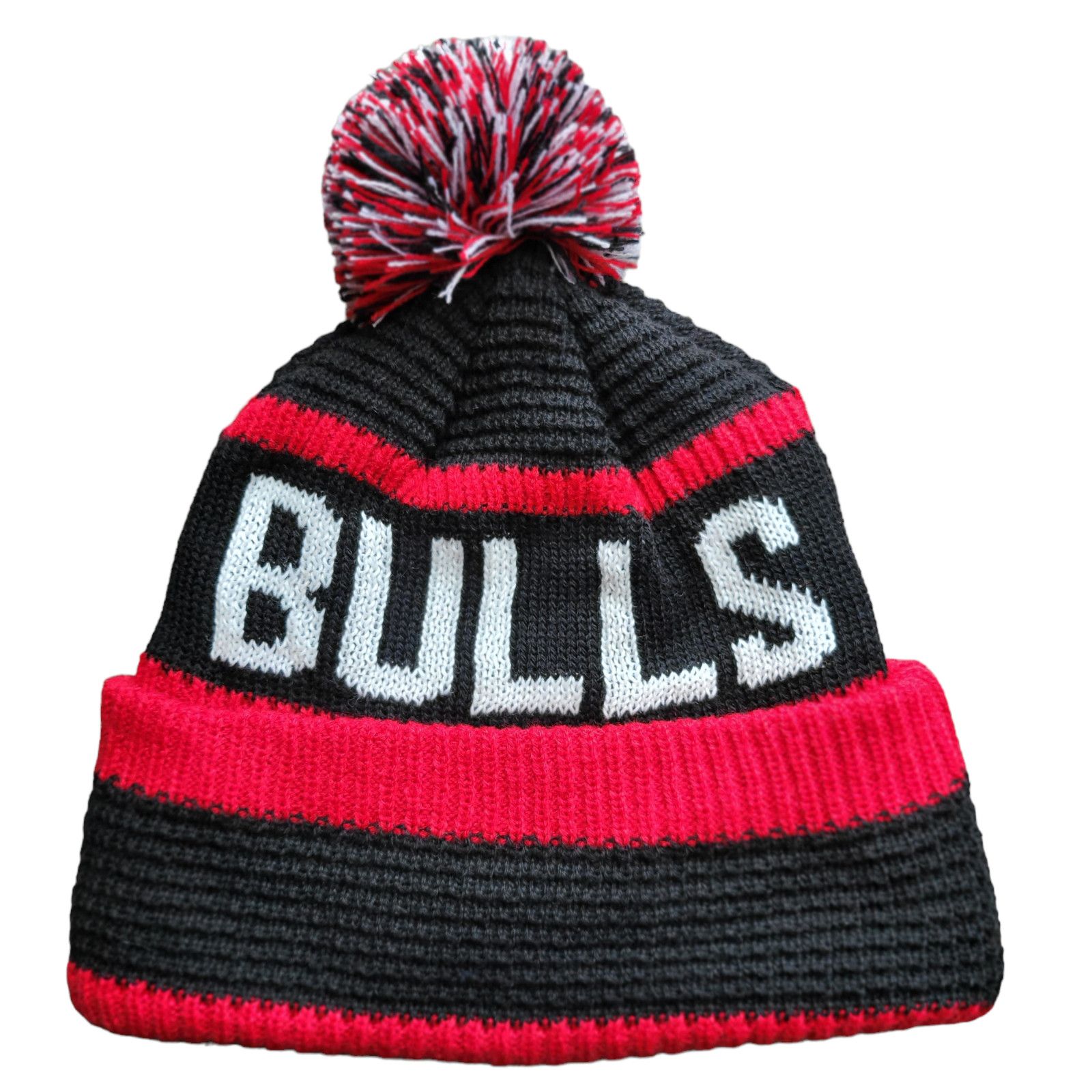 NBA NWT Chicago Bulls Waffle Knit Sports Beanie Fleece Lined Size ONE SIZE - 5 Thumbnail