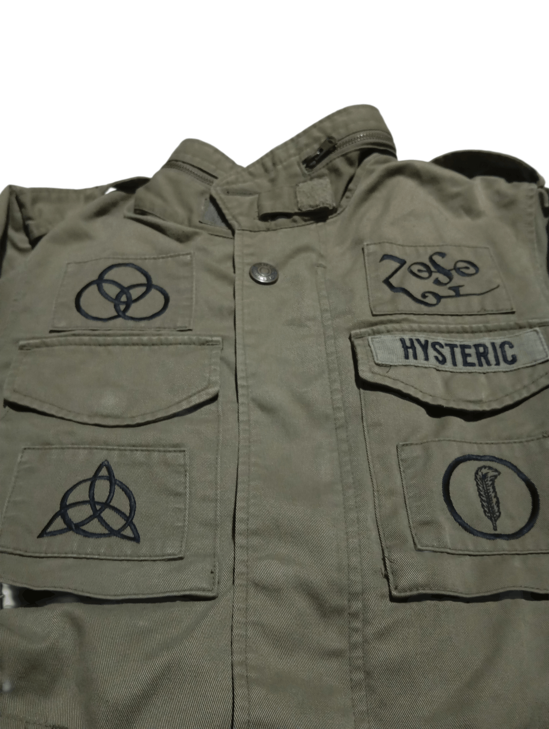 Hysteric Glamour Vintage Hysteric Glamour x Led Zeppelin M-65 Military Jacket Size US S / EU 44-46 / 1 - 2 Thumbnail
