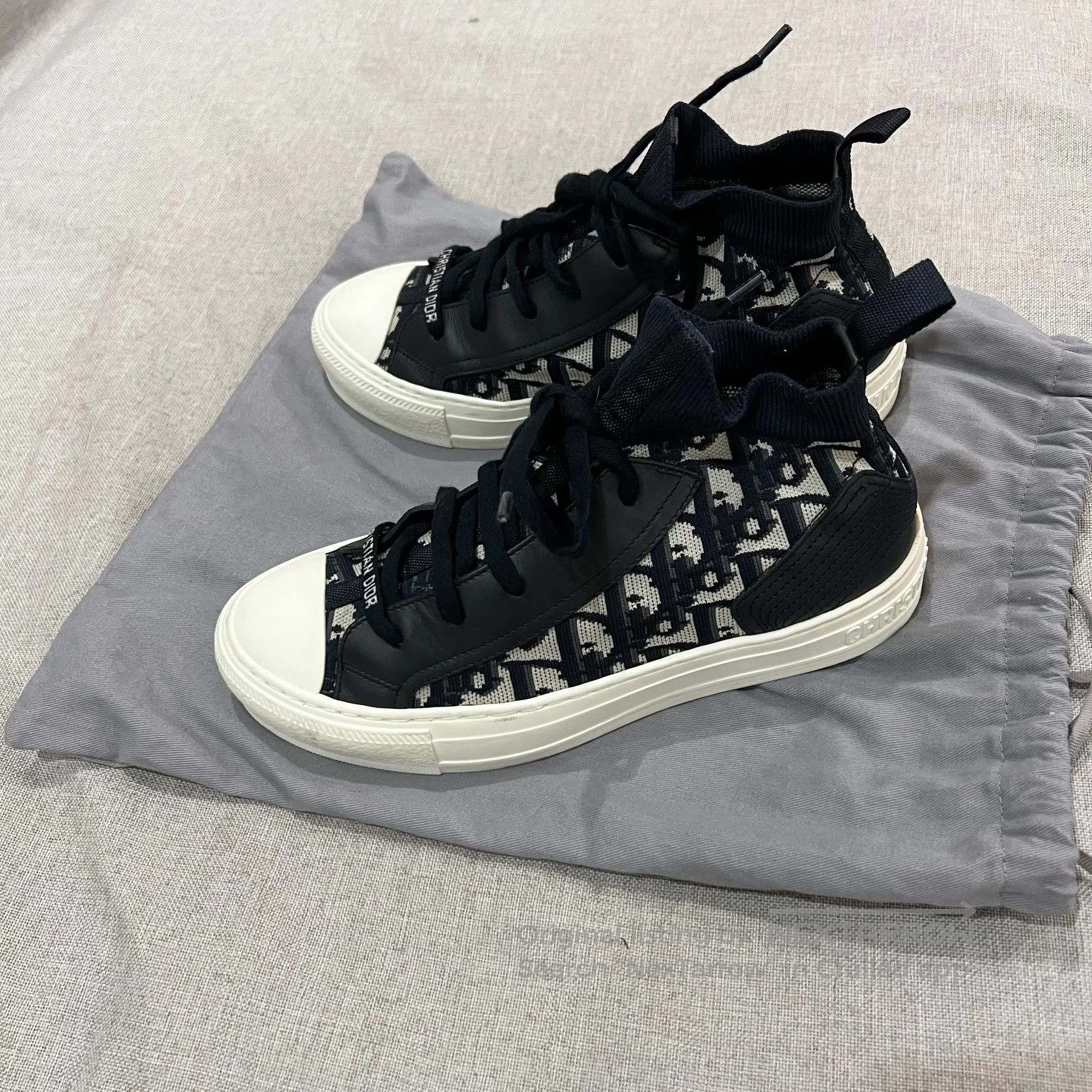 Dior Dior Knitted vintage pattern; thick-soled canvas shoe sole Size US 6 / IT 36 - 3 Thumbnail