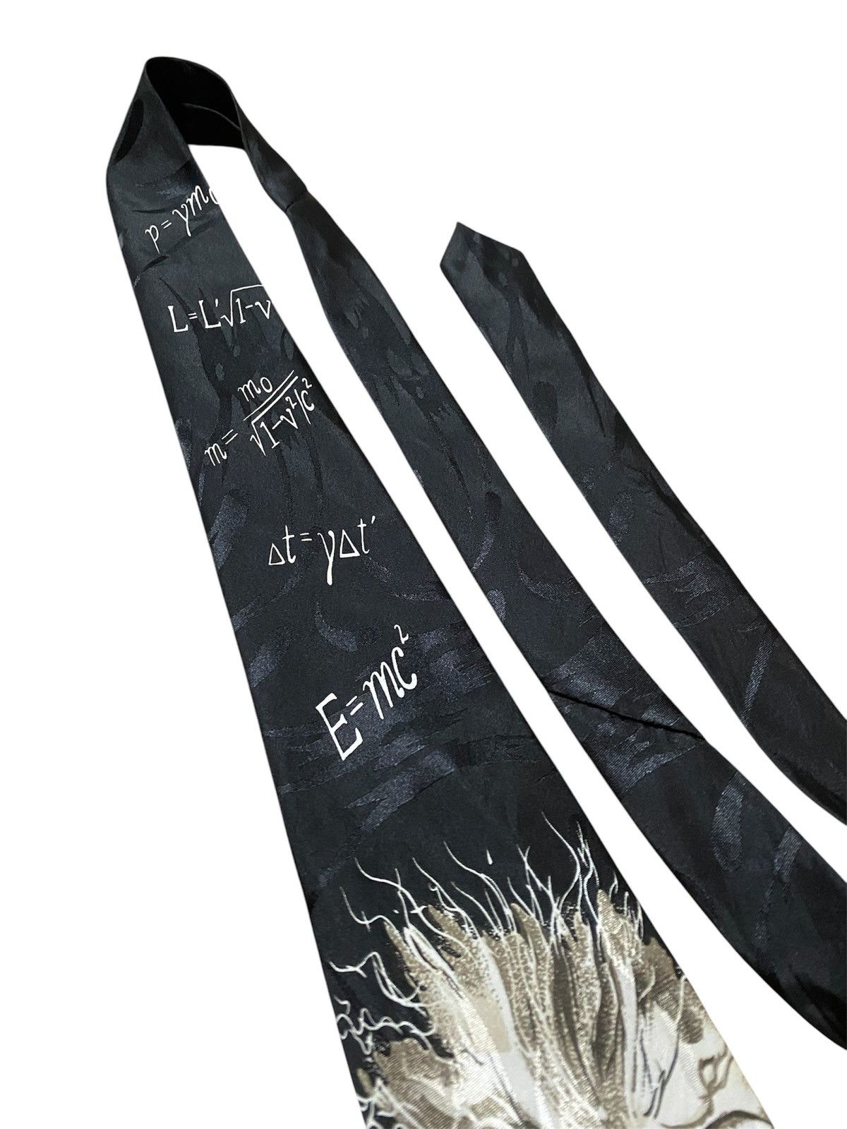 Designer Rare Albert Einstein Design Mathematical Formula Necktie Size ONE SIZE - 4 Thumbnail
