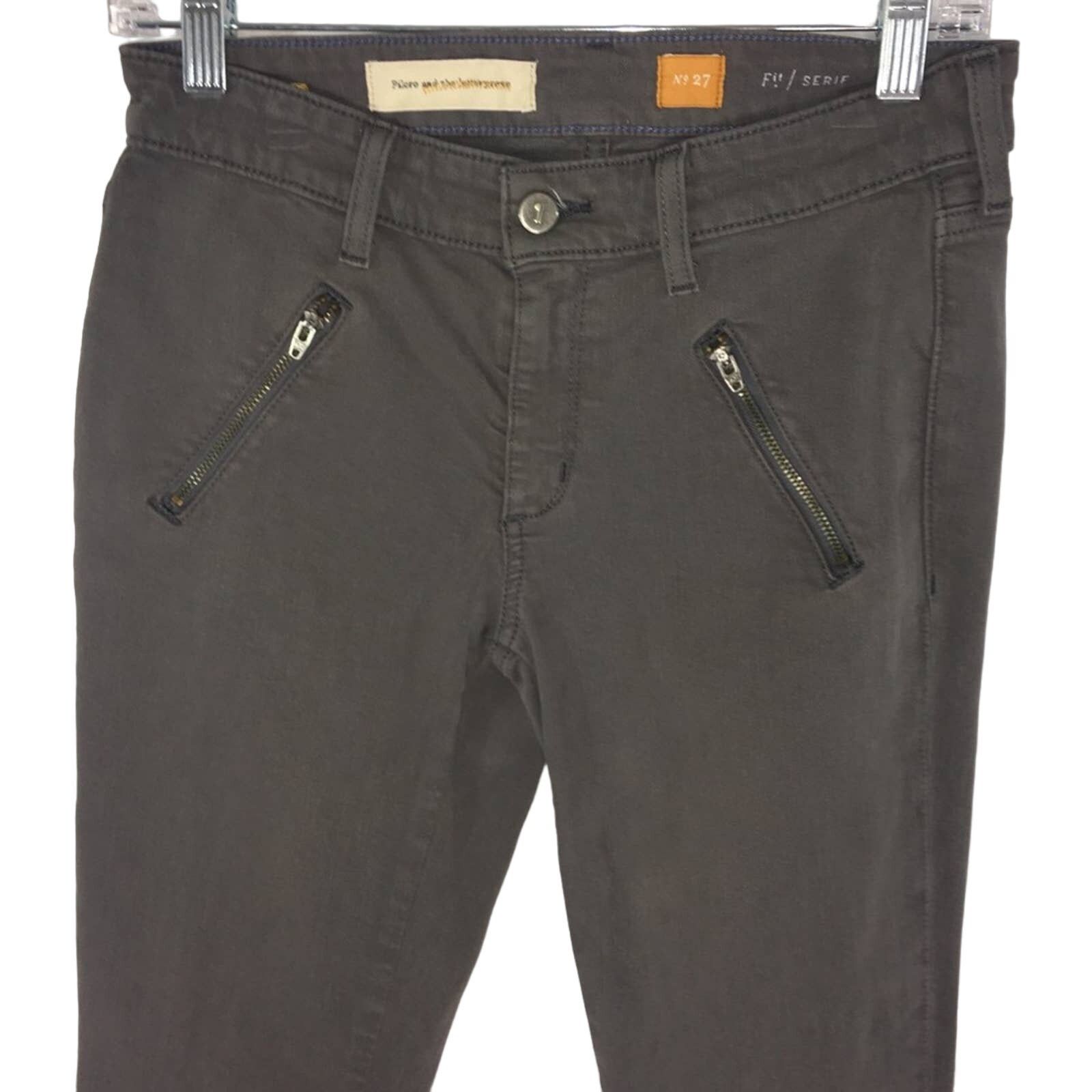 Anthropologie Anthropologie Pilcro & The Letterpress Serif Pants Size 27 Size 27" / US 4 / IT 40 - 6 Thumbnail