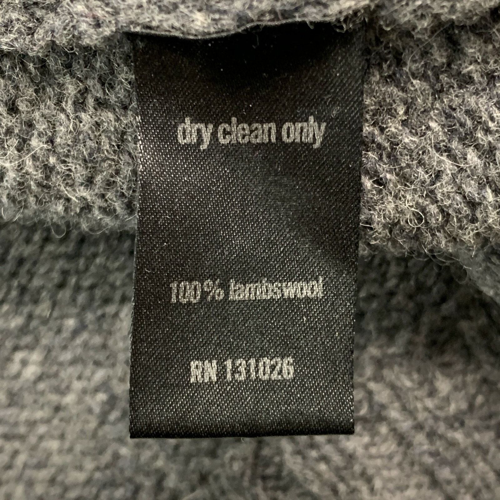 Onassis ONASSIS Size S Grey Wool Shawl Collar Sweater Size US S / EU 44-46 / 1 - 5 Thumbnail