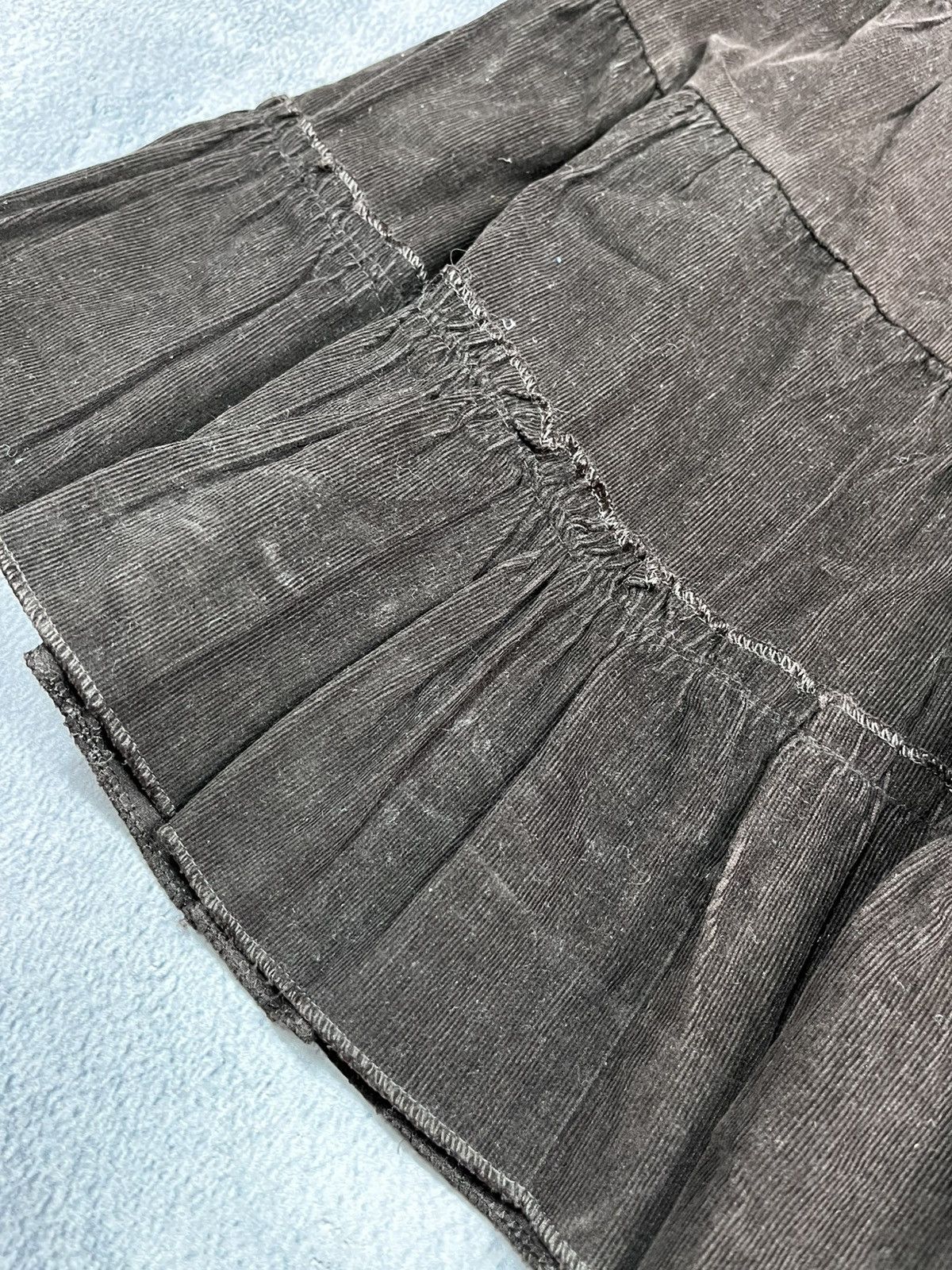 Vintage Vintage Y2K striped flared corduroy midi skirt streetwear Size 26" / US 2 / IT 38 - 4 Thumbnail
